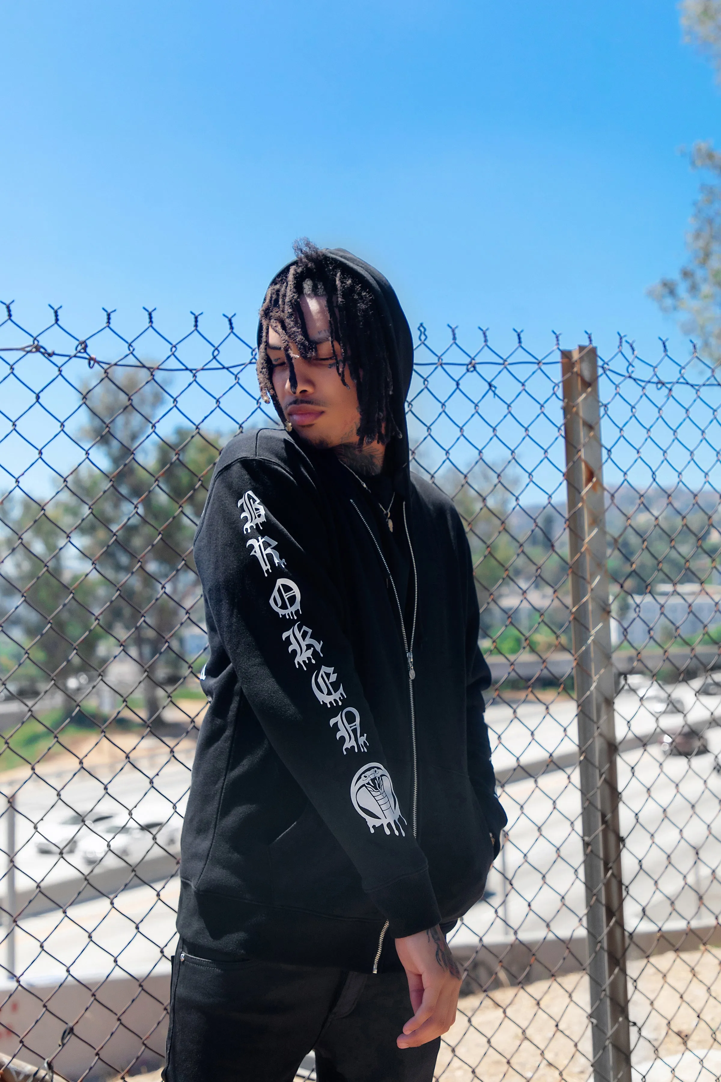 5150 Zip Hoodie Black