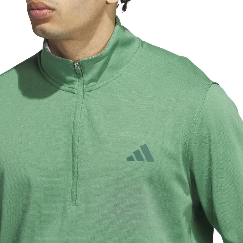 adidas Elevated Mens 1/4 Zip Golf Pullover Top 2024 - IW0499