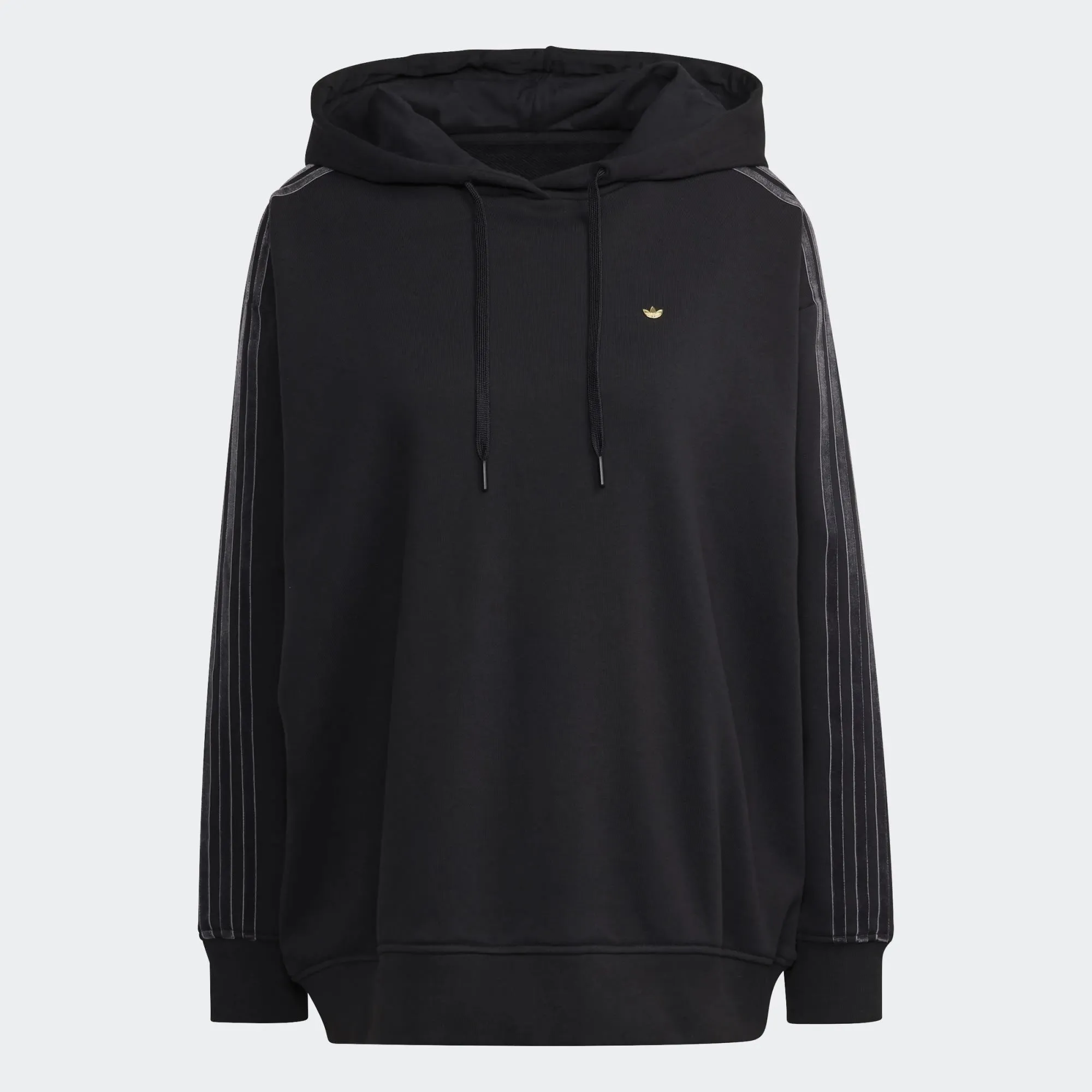 Adidas Originals Women's Trefoil Logo Hoodie - Black Size 8