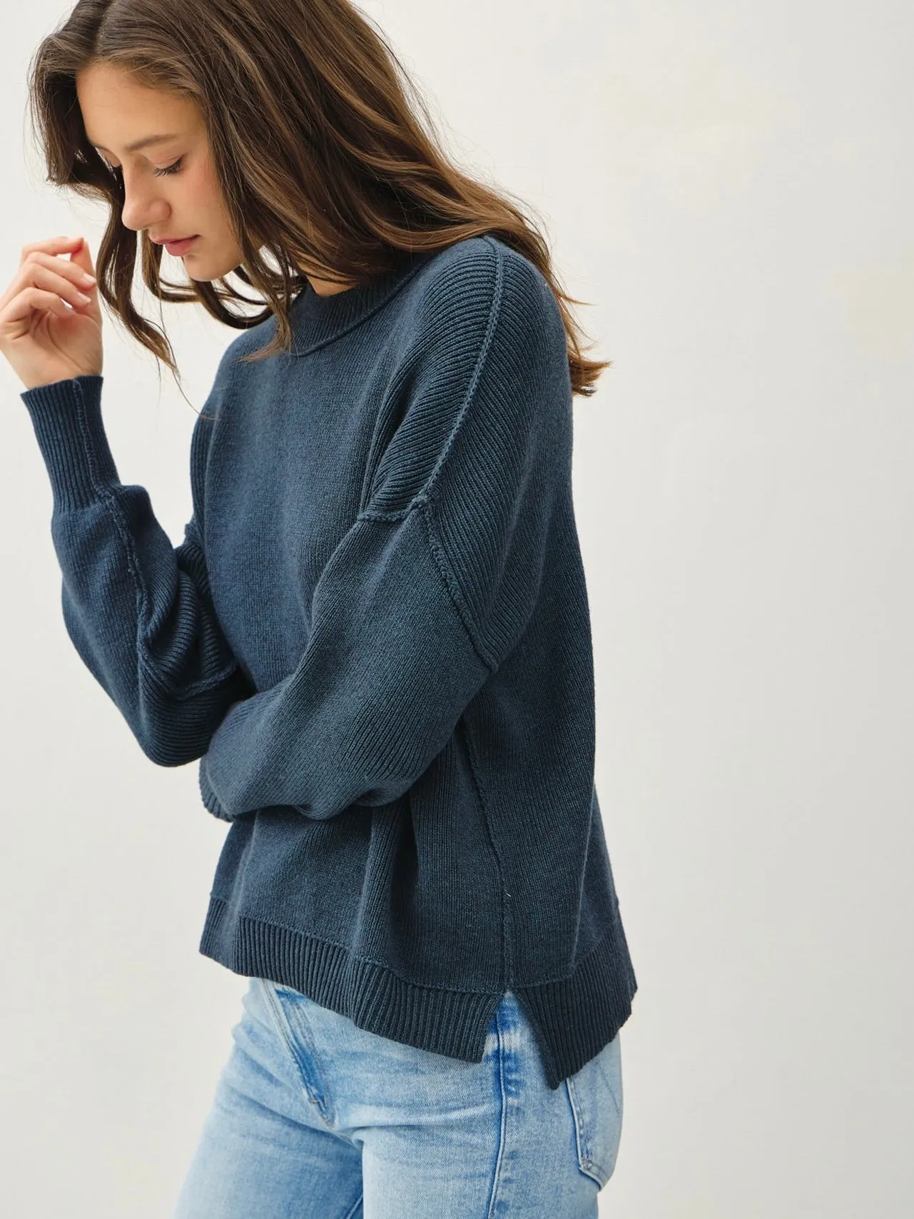 Alexa Ribbed Knit Sweater