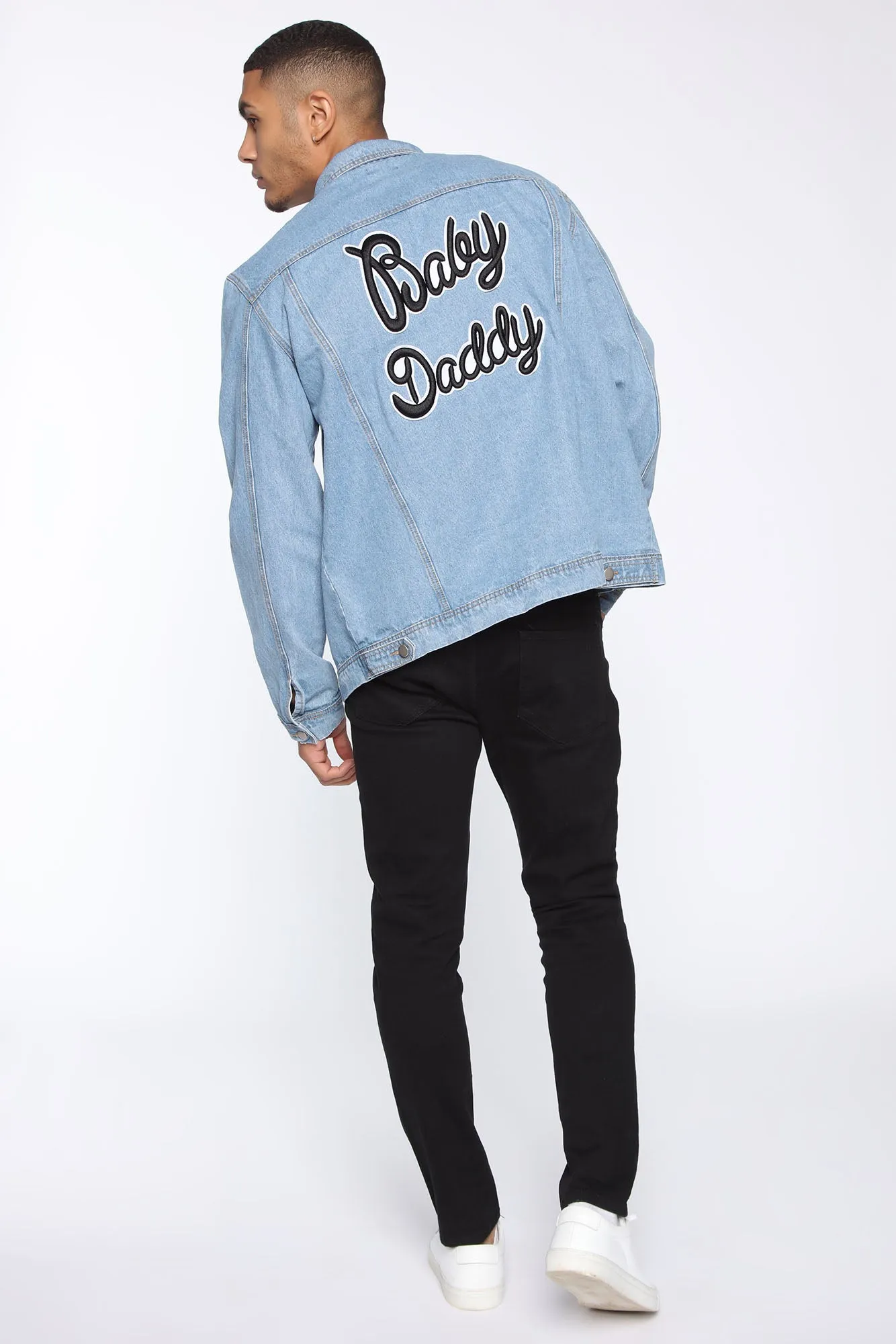 Baby Daddy Denim Jacket - Medium Wash