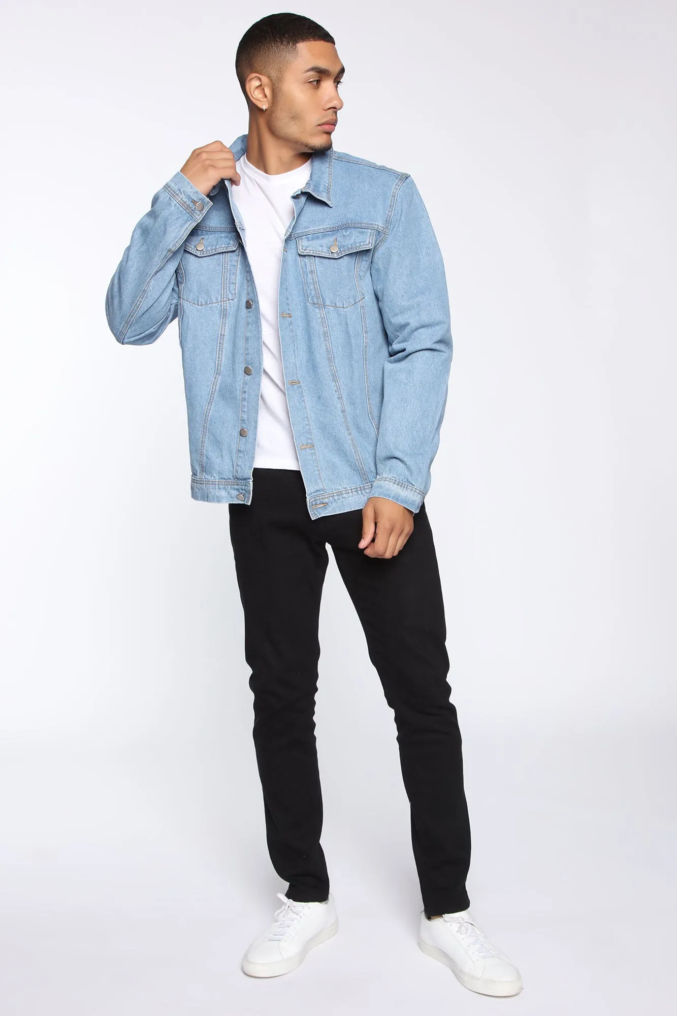 Baby Daddy Denim Jacket - Medium Wash