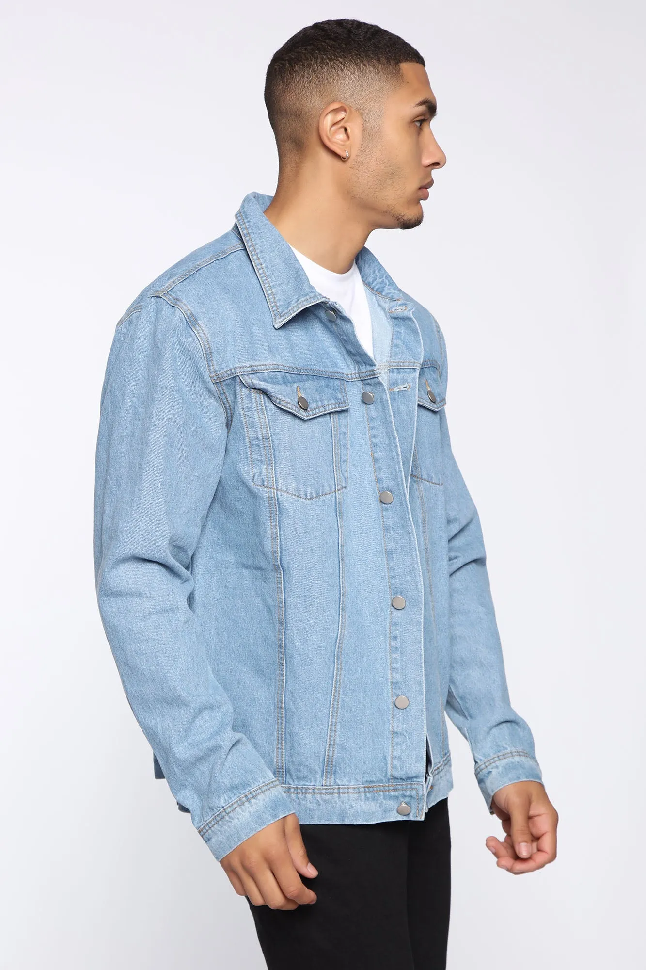 Baby Daddy Denim Jacket - Medium Wash