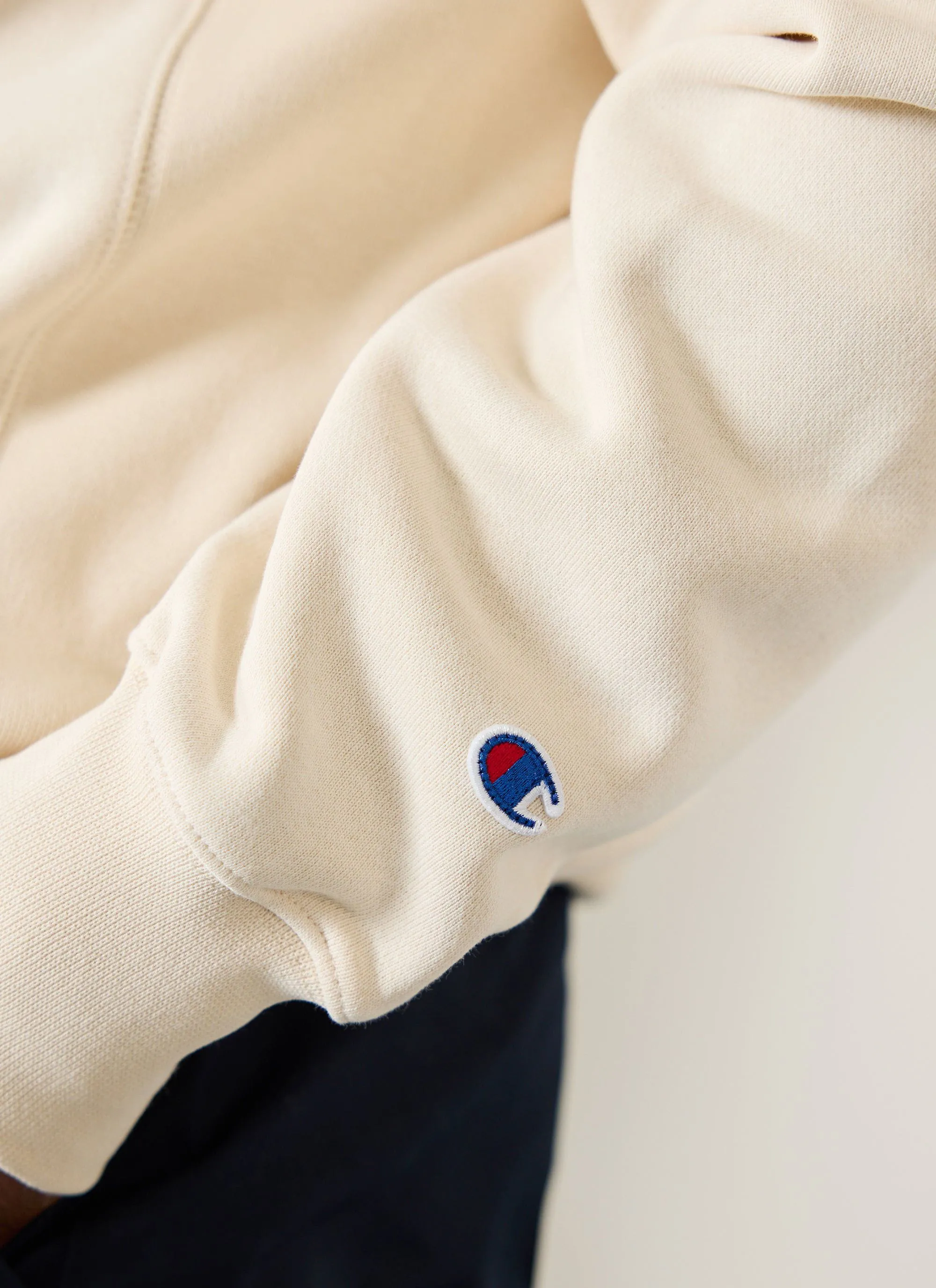 Beret Dog Sweatshirt | Champion and Percival | Ecru