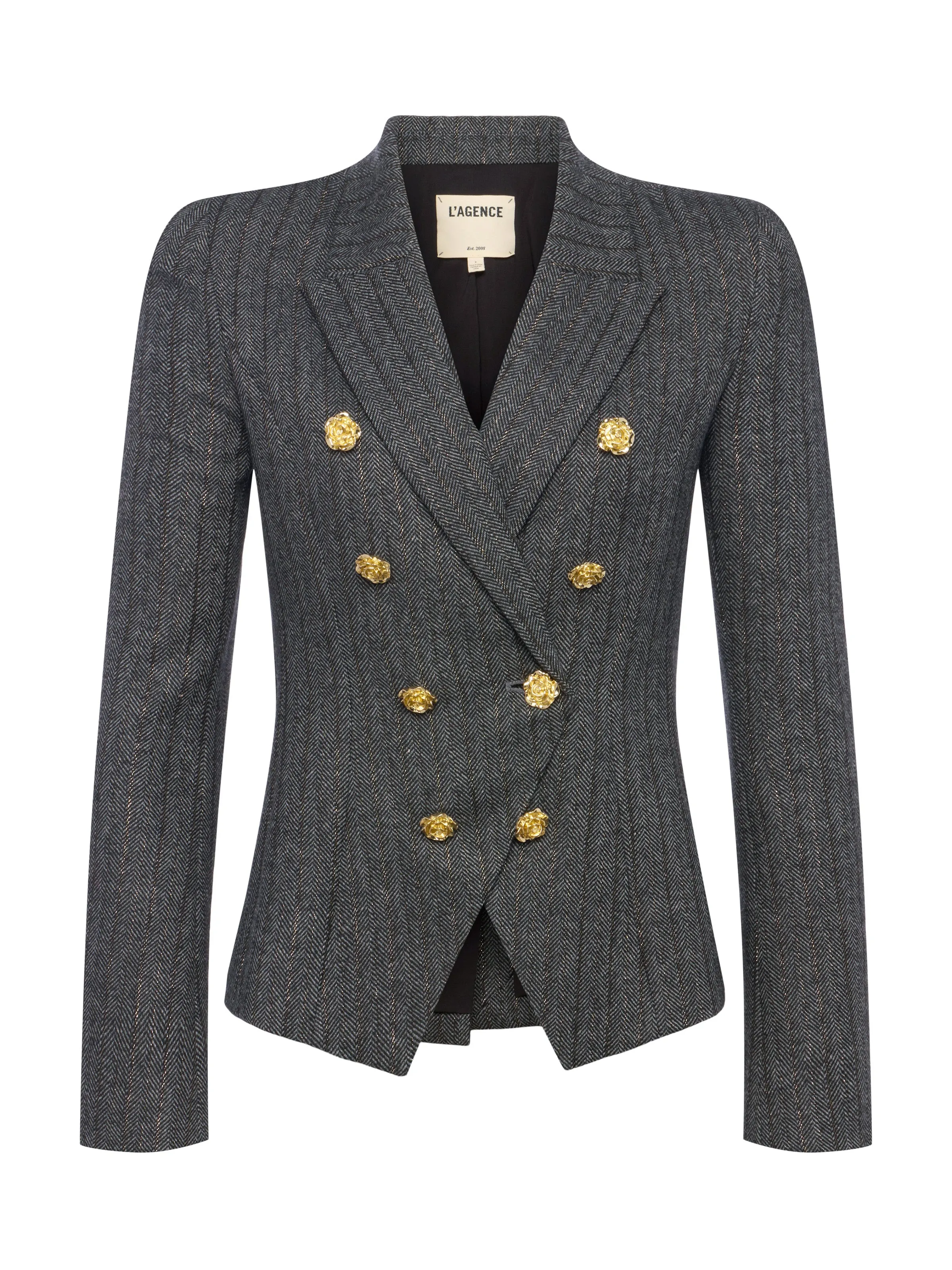 Bethany Herringbone Blazer