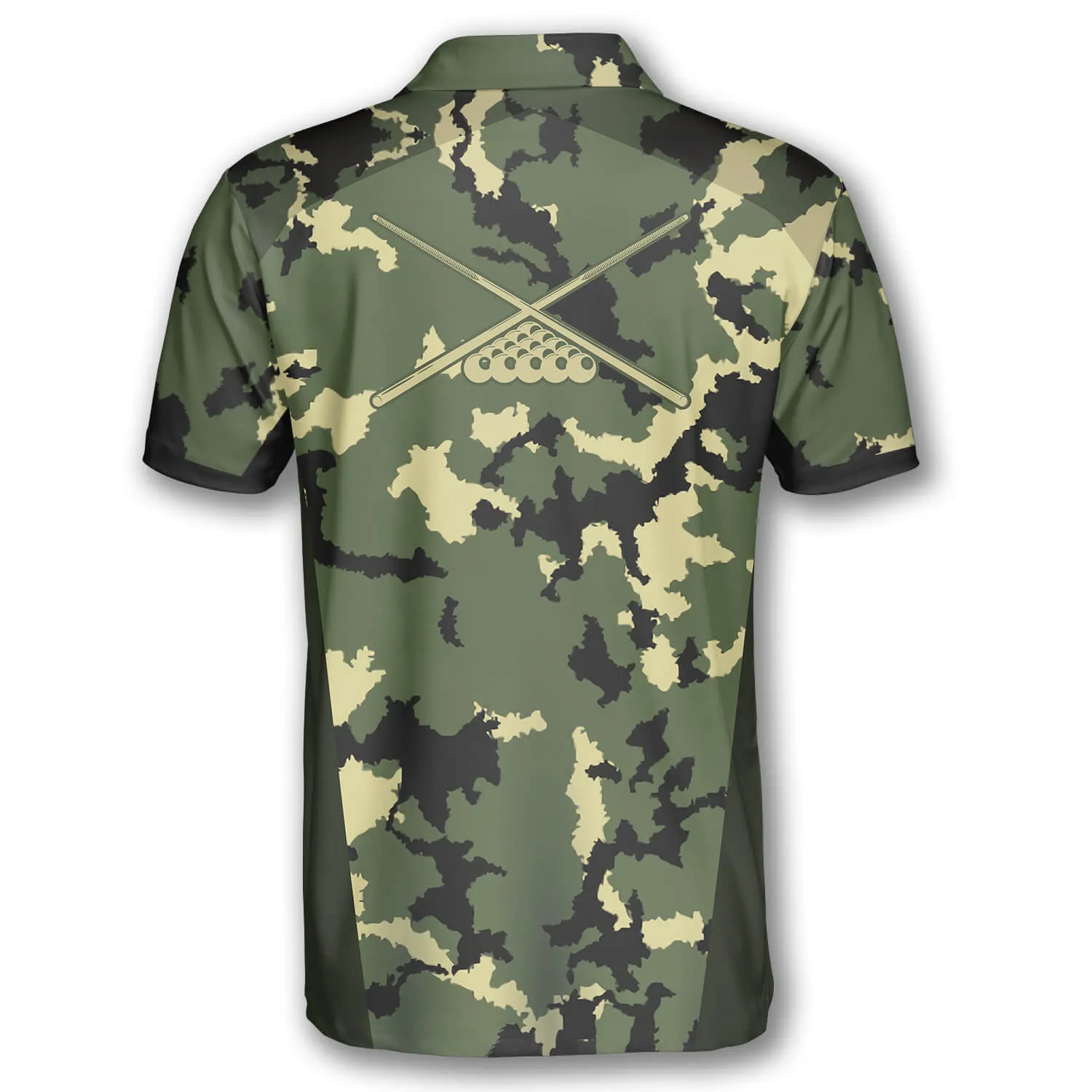 Billiard Camouflage Custom Billiard Shirts for Men, Gift for Team Billiard, Billiard Lover