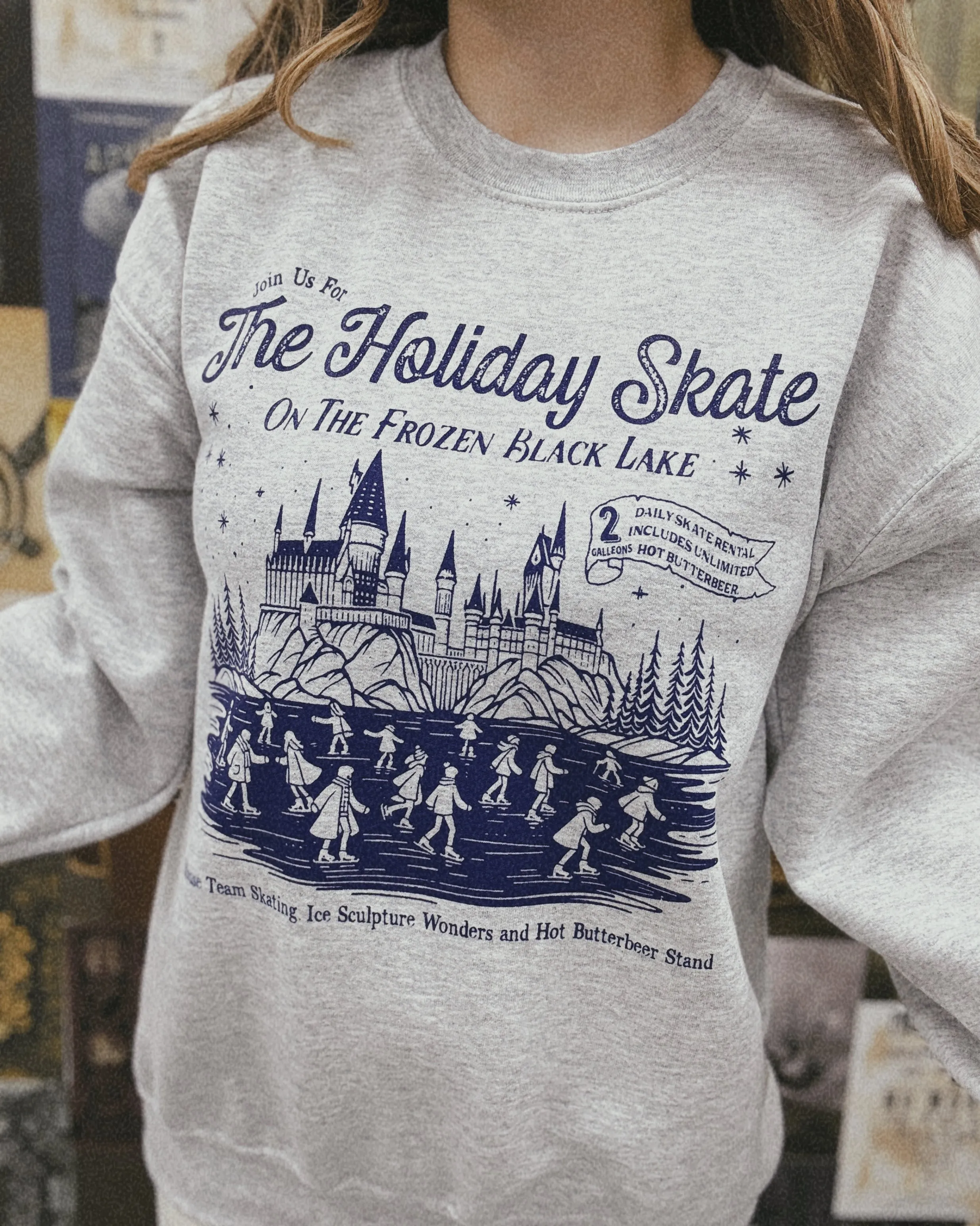 Black Lake Holiday Skate Sweatshirt