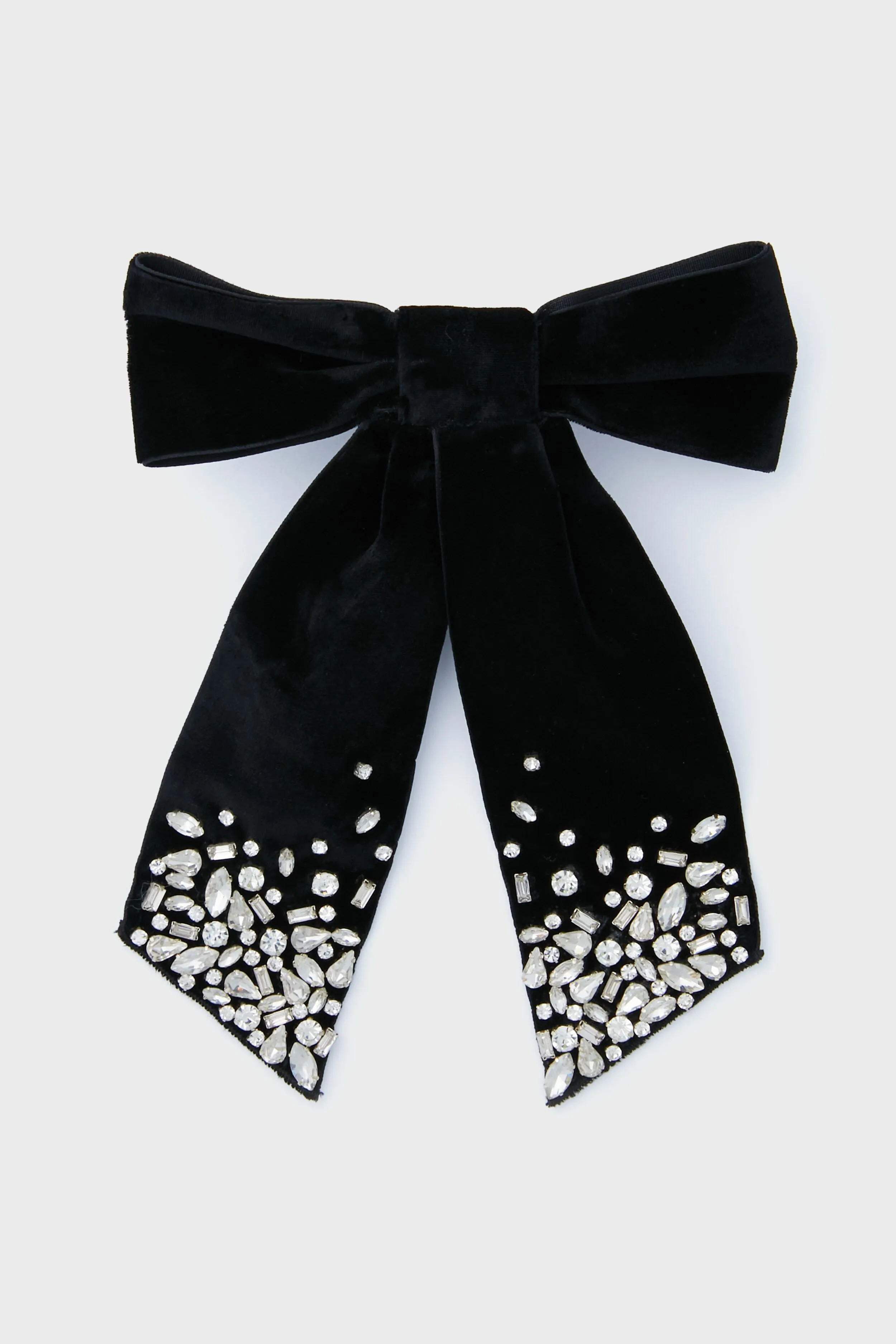 Black Matilee Velvet Bow