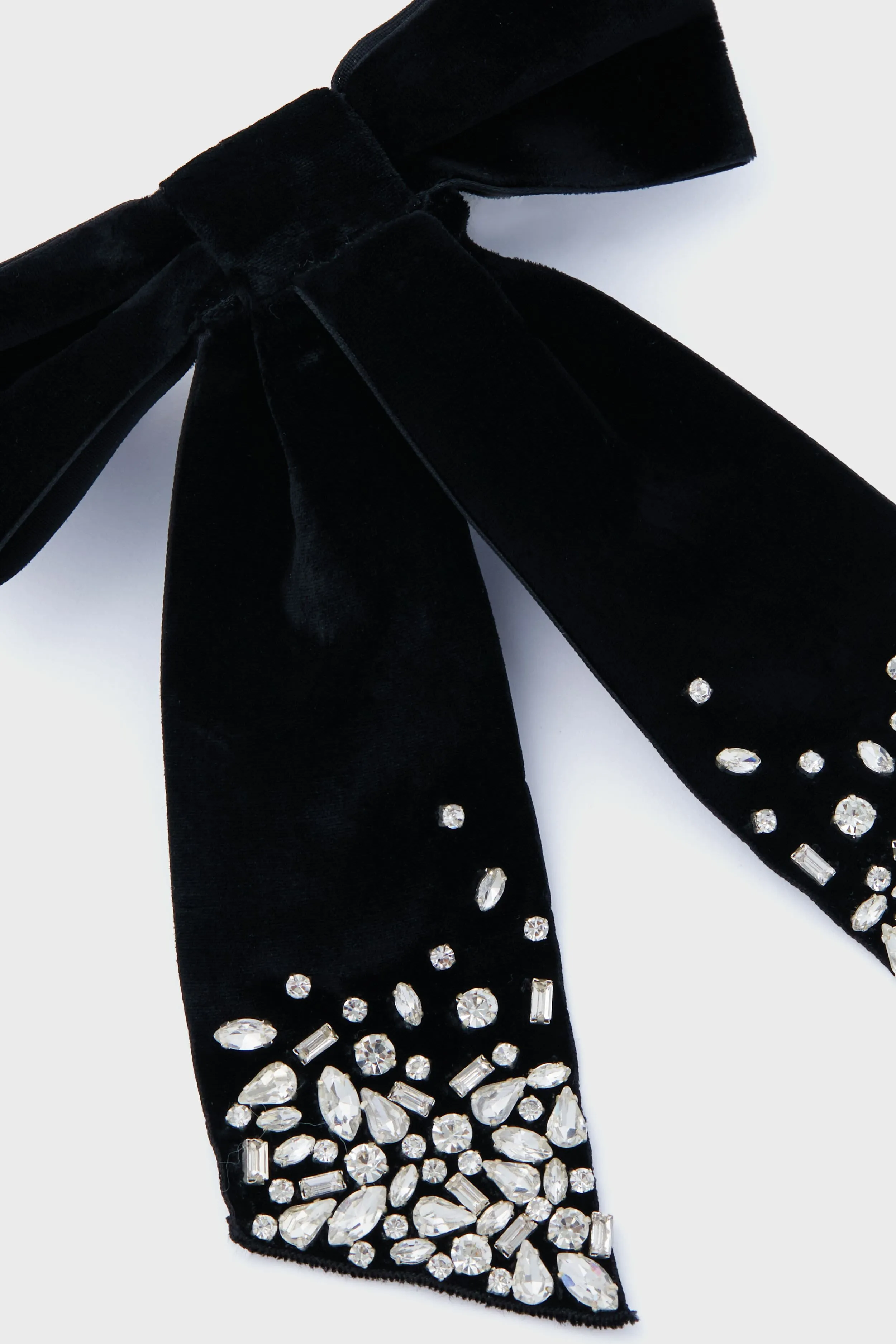 Black Matilee Velvet Bow