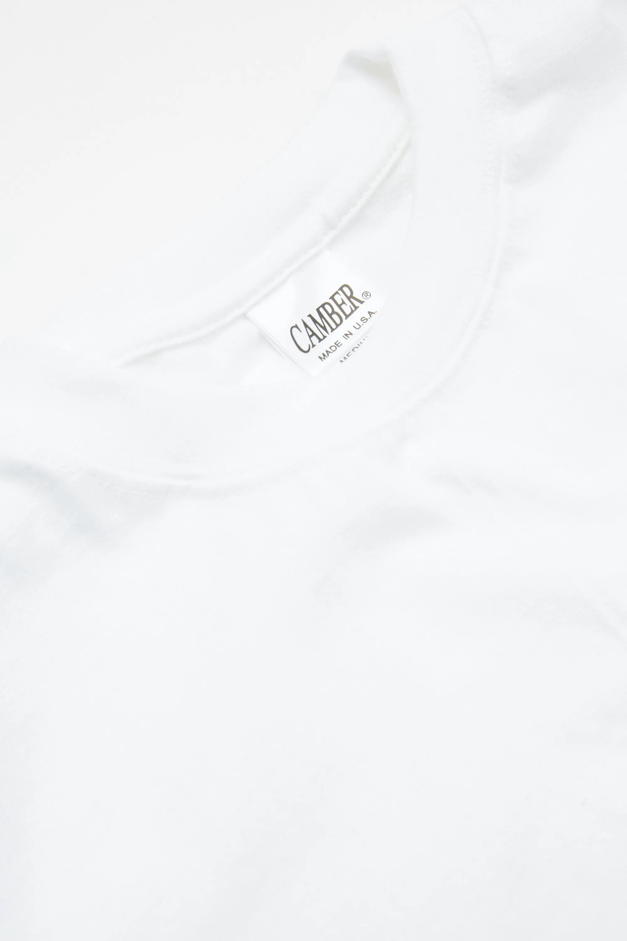 Camber Max-Weight Jersey Long Sleeve T-Shirt #305 - White