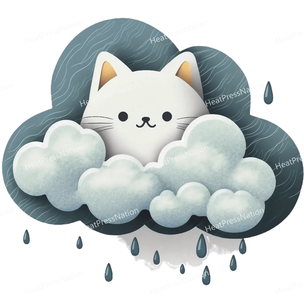 Cat in Clouds Design