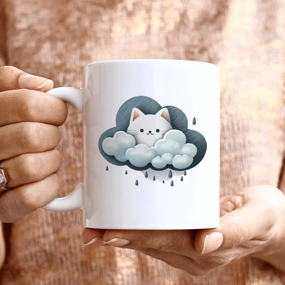 Cat in Clouds Design