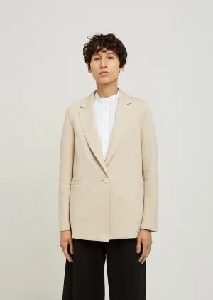 Cavalry Twill Boxy Blazer