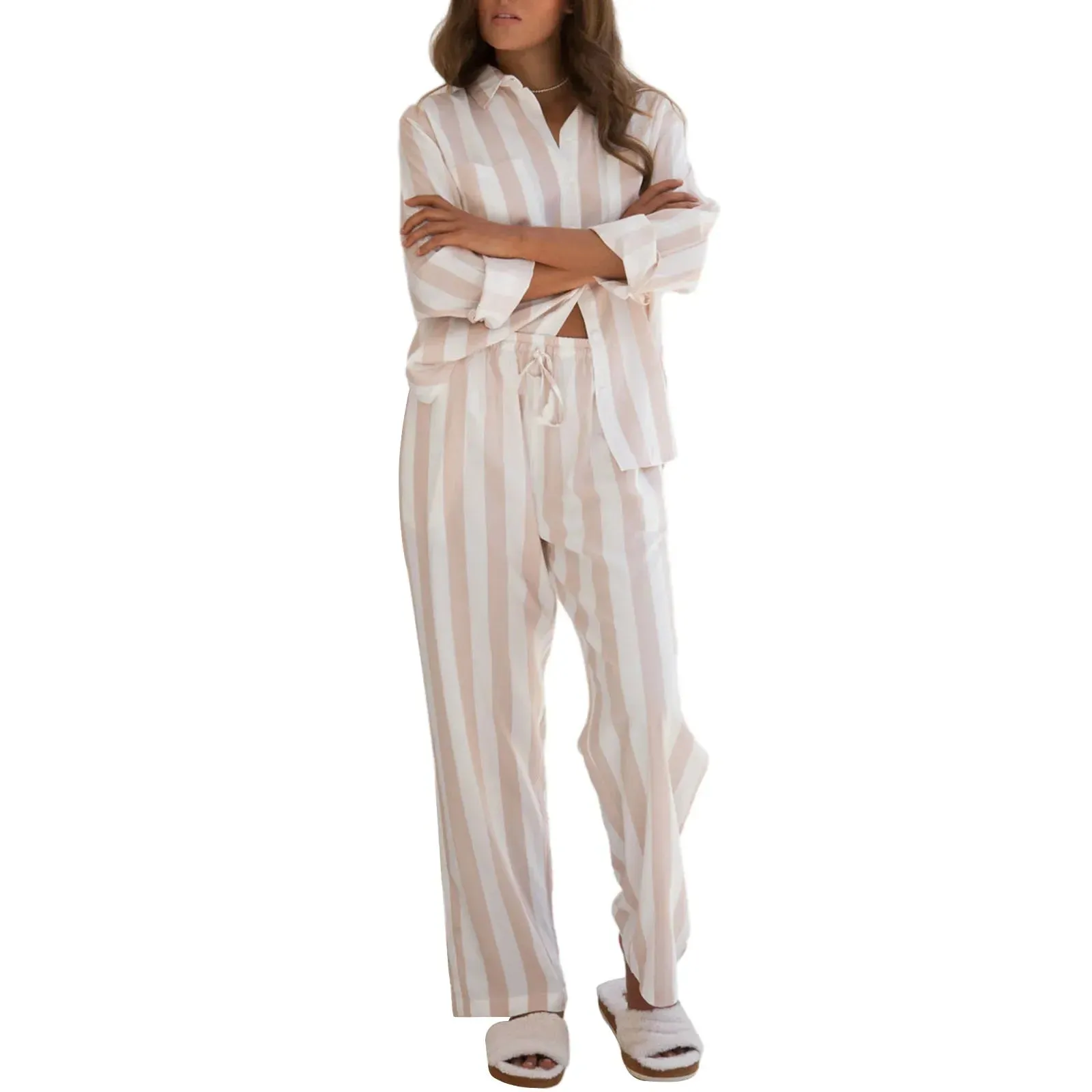 Comfy Y2k Fruit Button Down High Waist Lounge Set Pjs Floral Pajamas