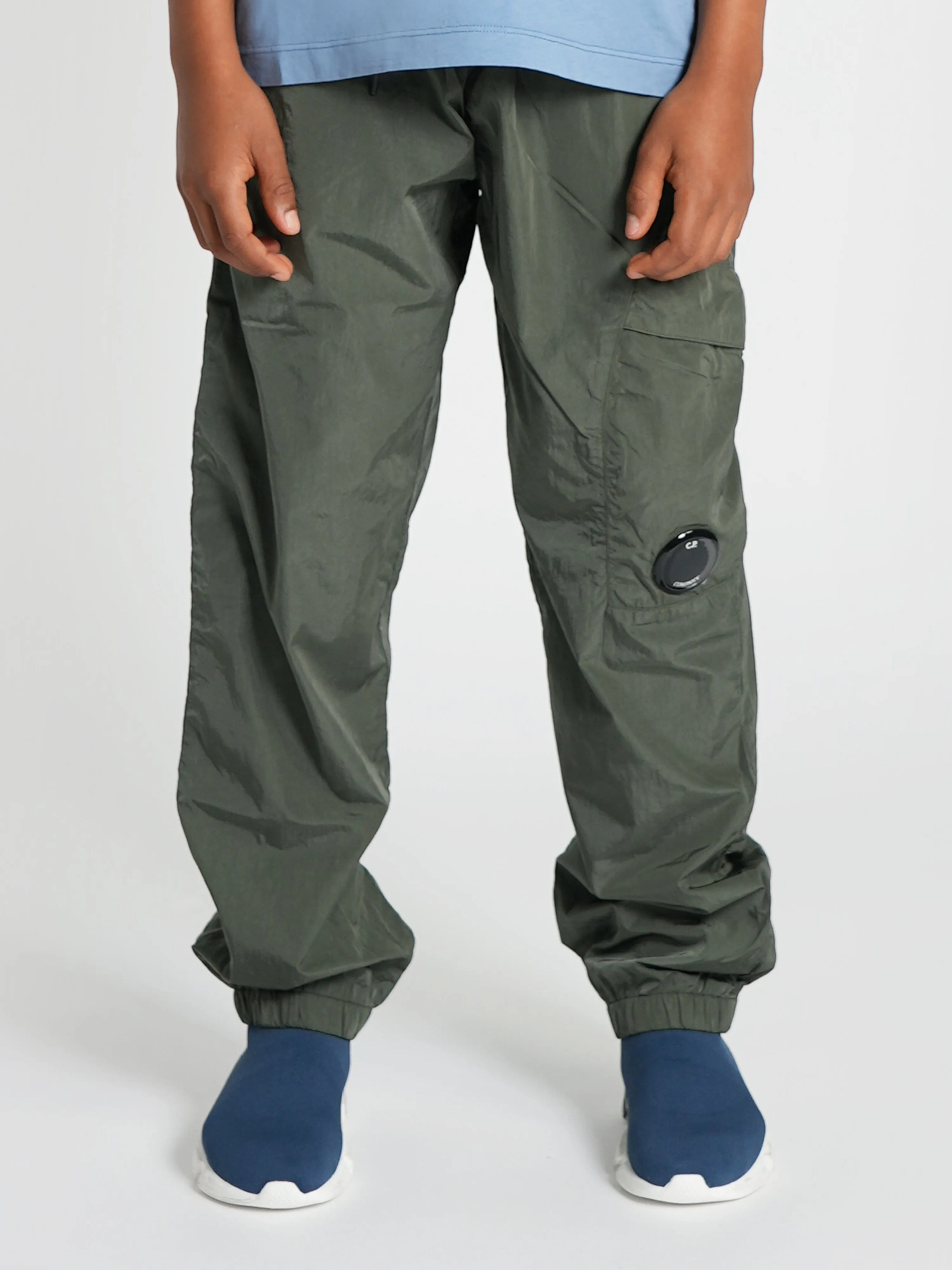 C.P. Company Boys Cargo Trousers in Green