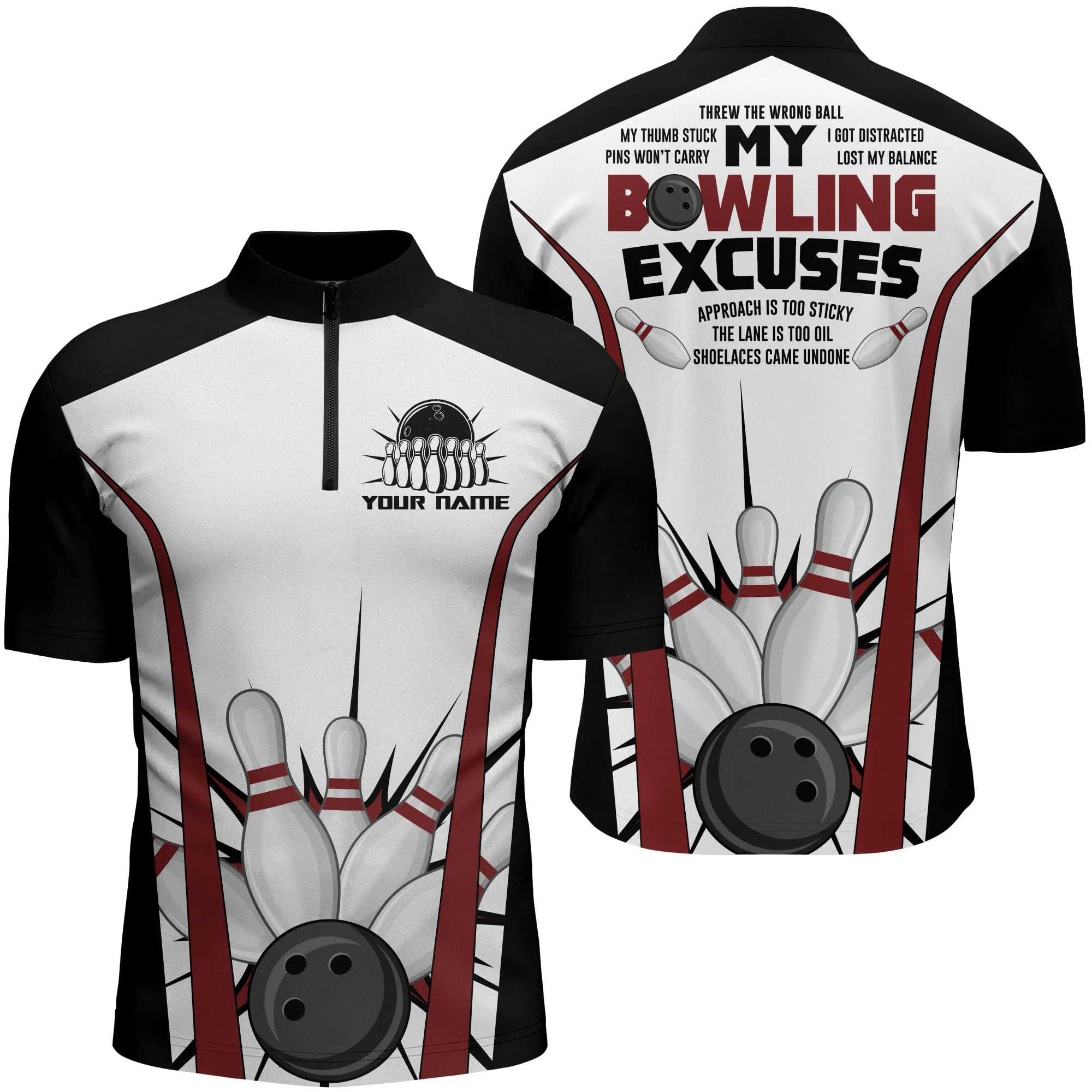 Custom Bowling Shirts For Men And Women, Personalized Bowling Team Jerseys