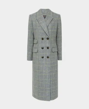 Double Breasted Tweed Coat