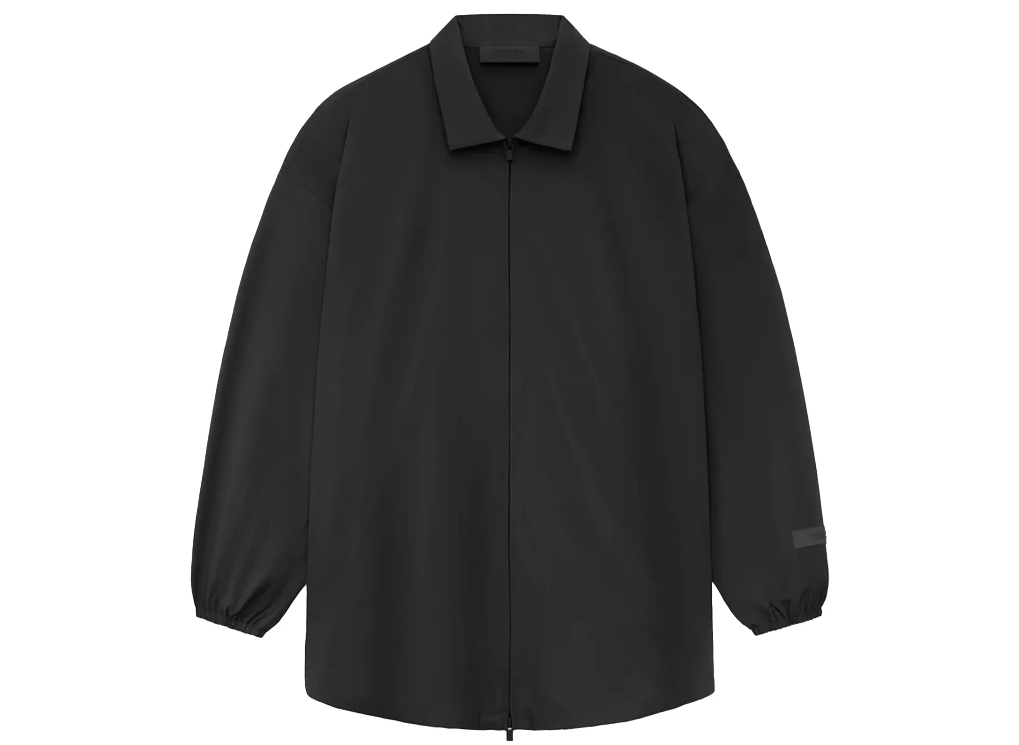 Fear of God Essentials Nylon Overshirt in Black