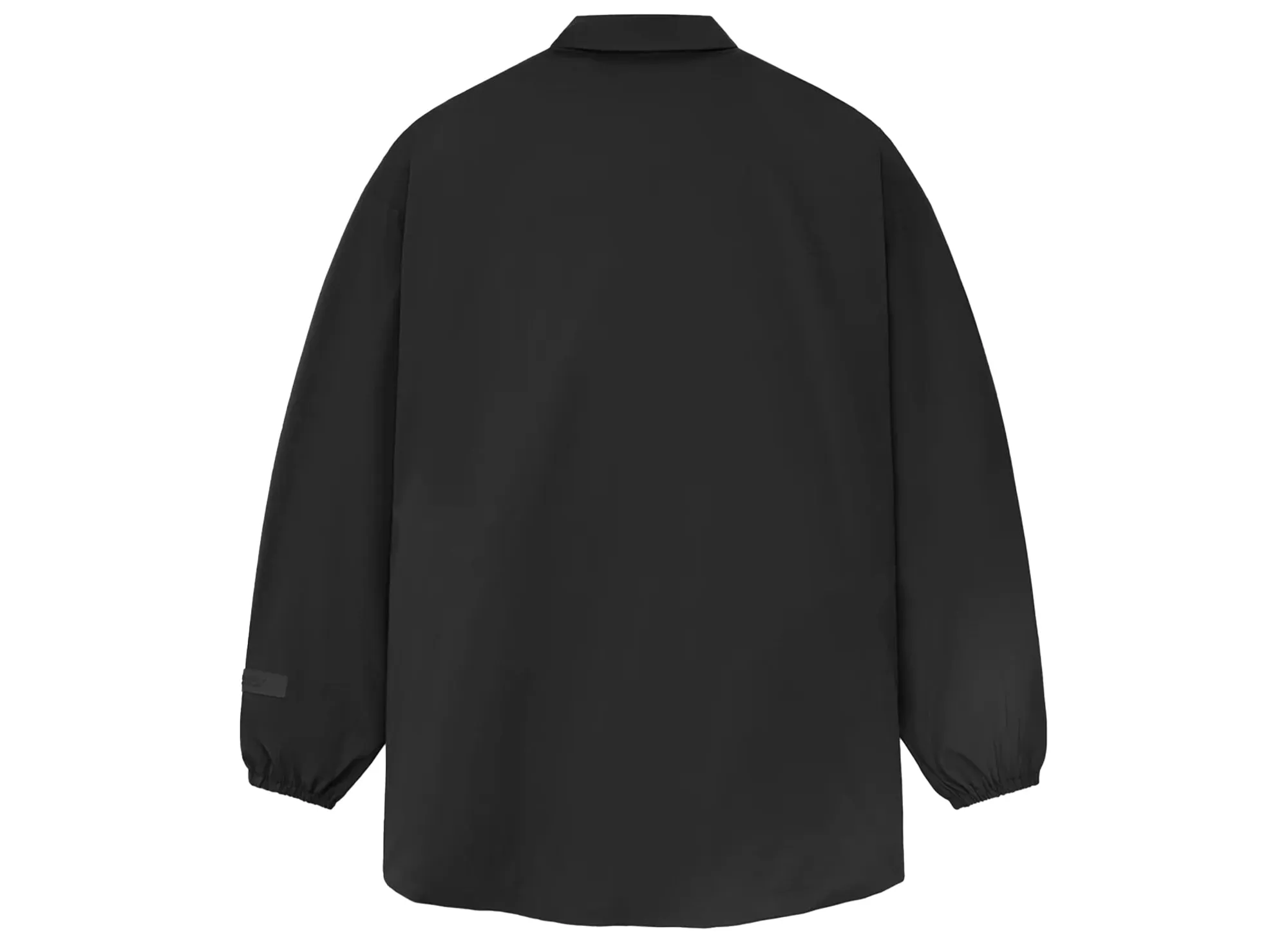 Fear of God Essentials Nylon Overshirt in Black