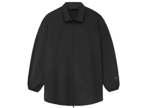 Fear of God Essentials Nylon Overshirt in Black