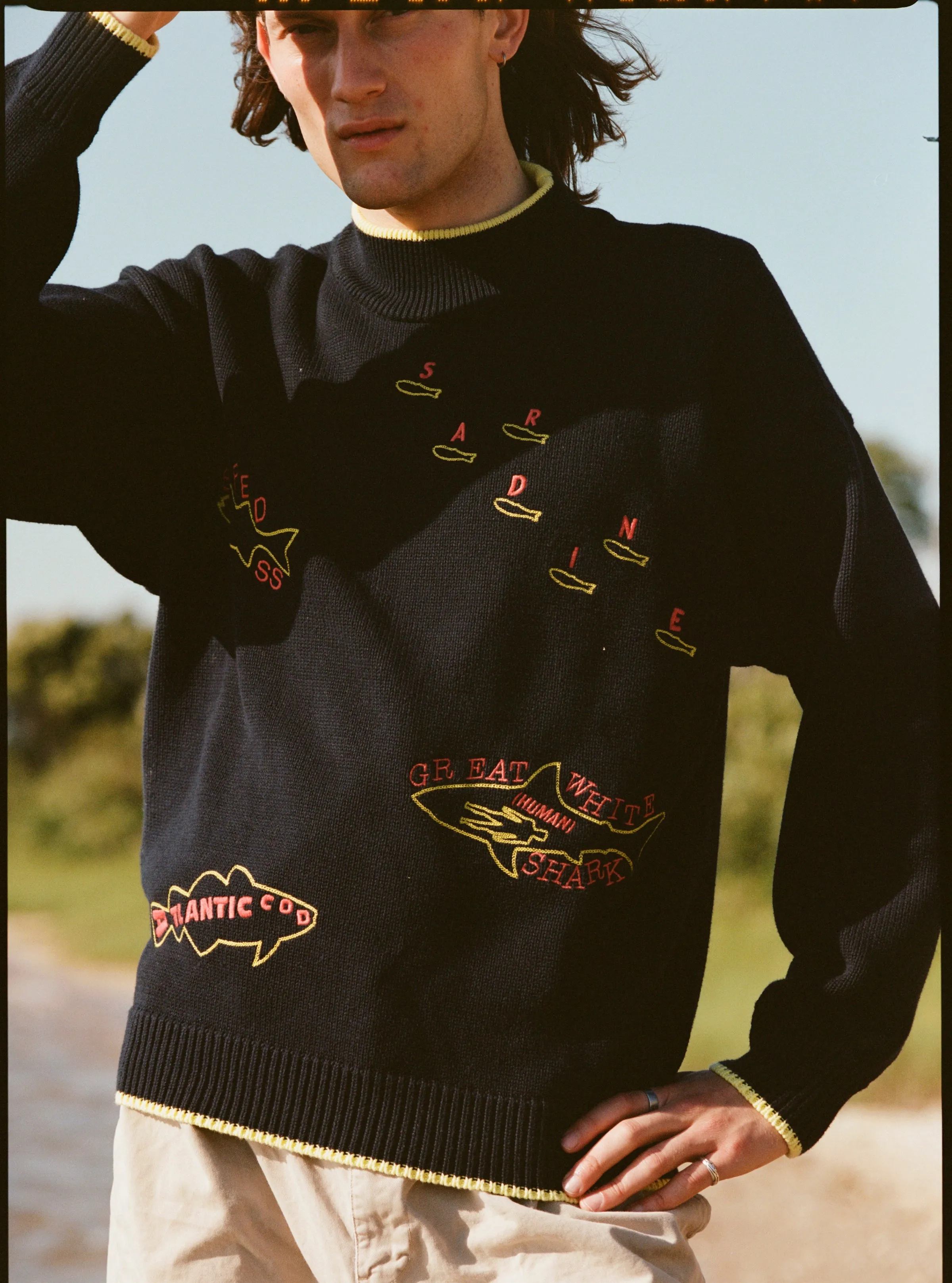 'Fishes of the North Atlantic' Sweater