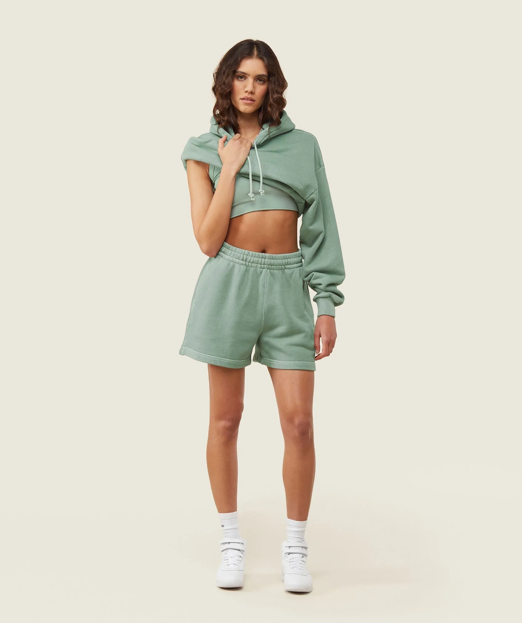 Gymshark everywear Relaxed Hoodie - Dollar Green