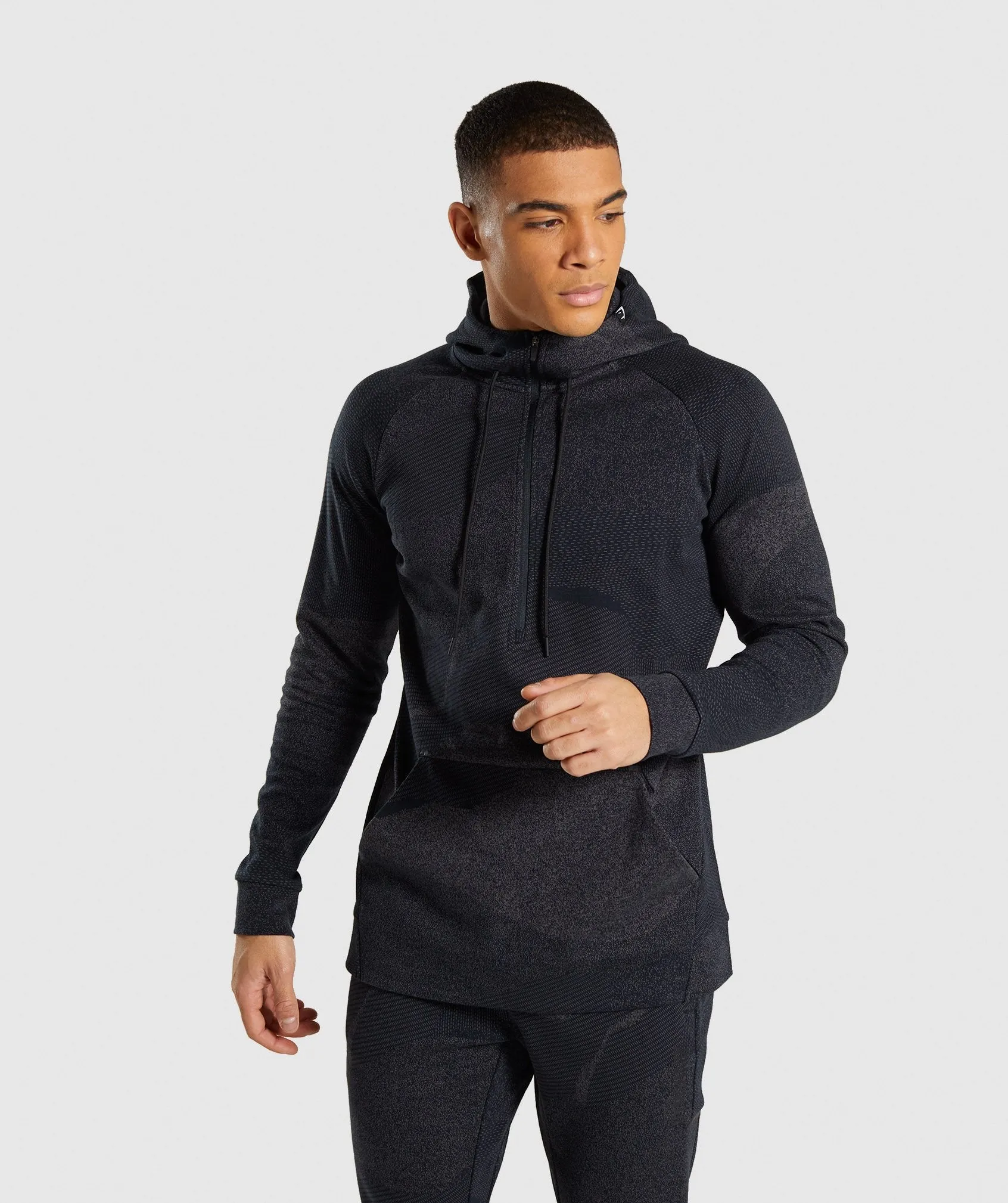 Gymshark Ultra Jacquard Pullover - Charcoal