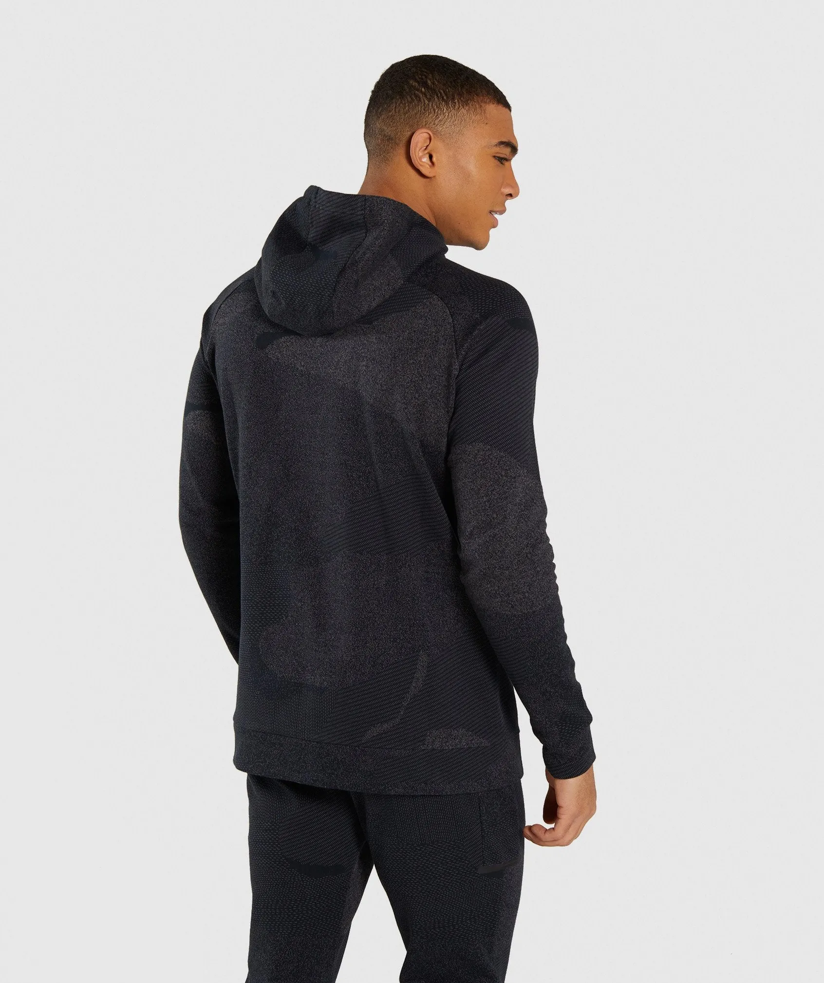 Gymshark Ultra Jacquard Pullover - Charcoal