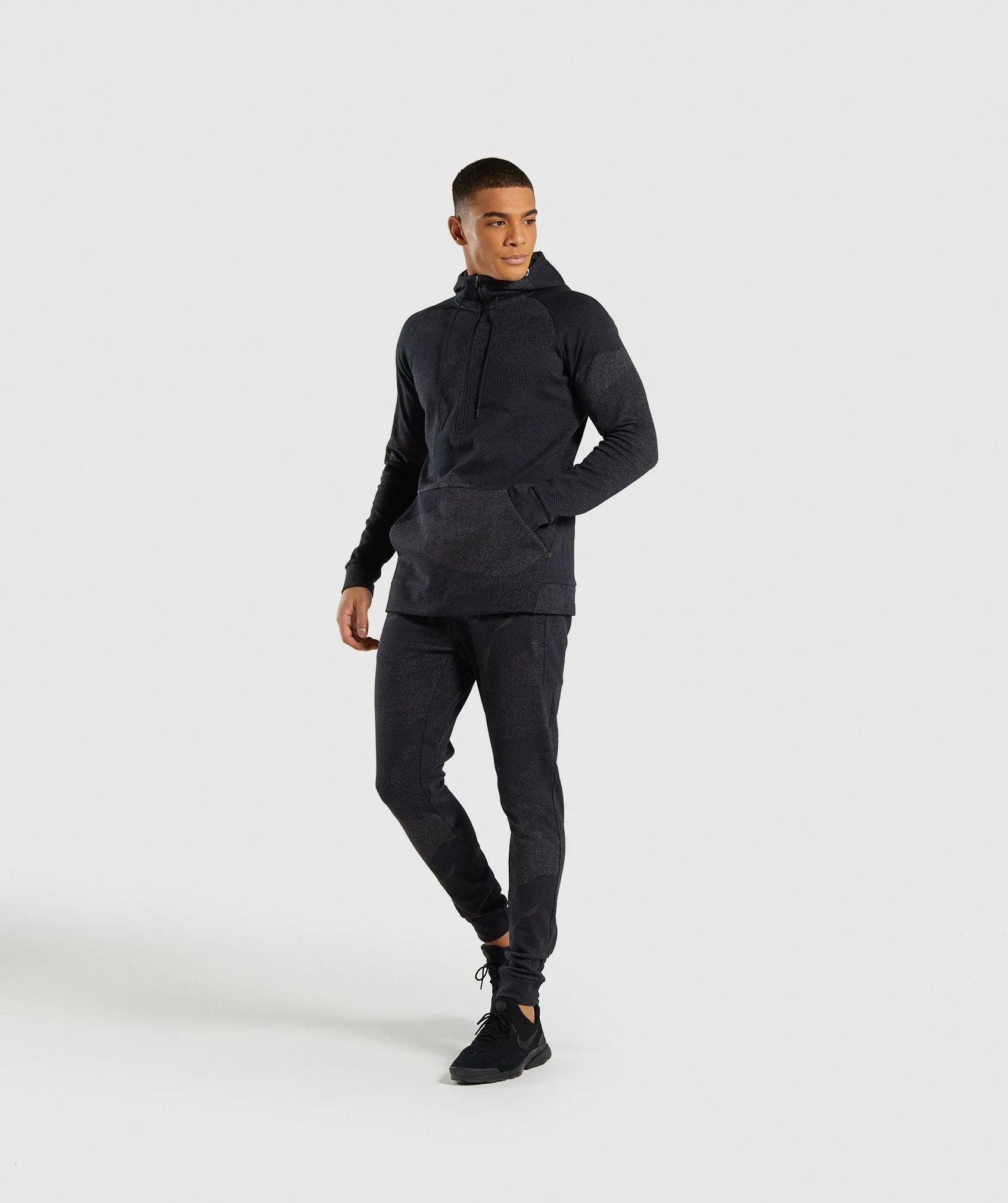 Gymshark Ultra Jacquard Pullover - Charcoal