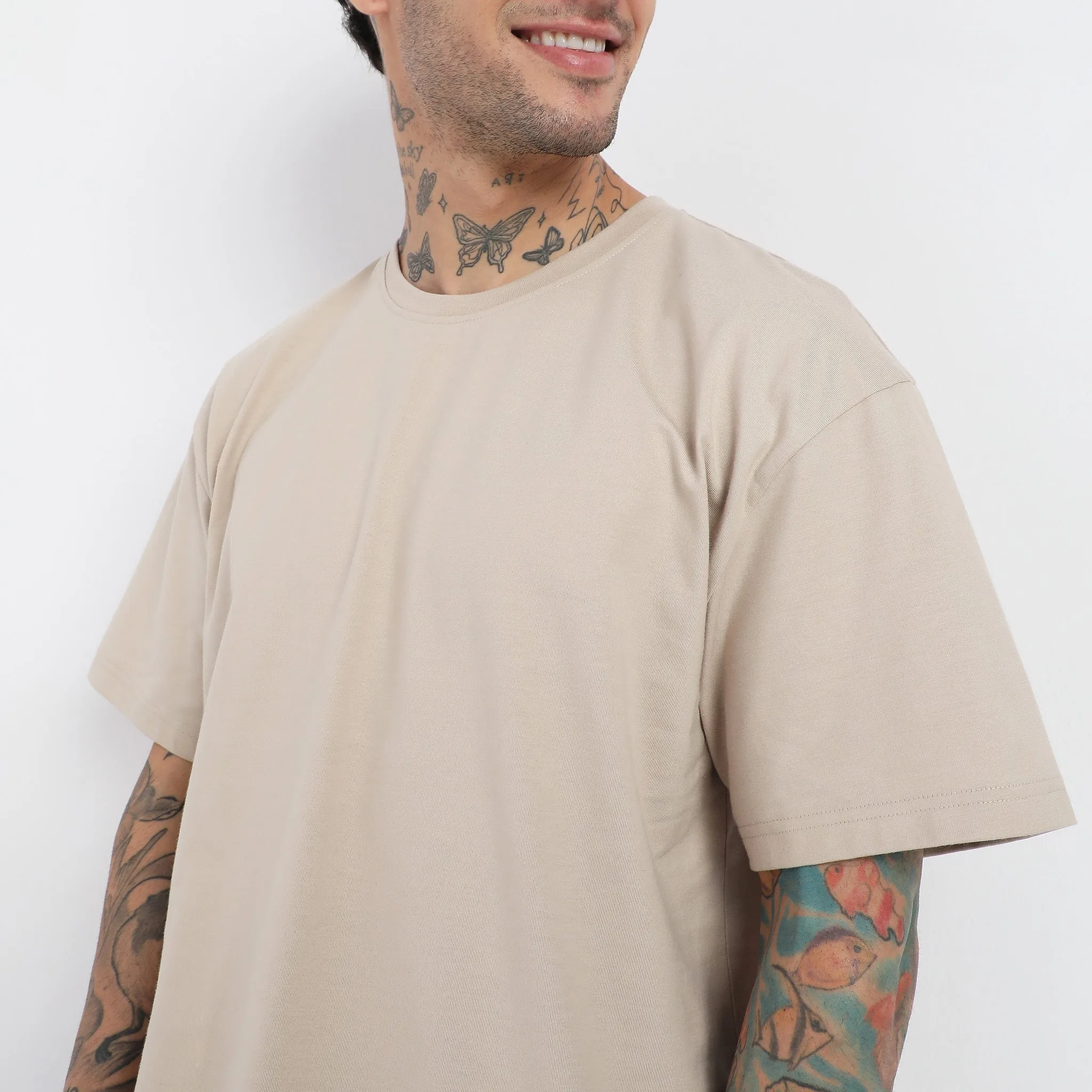 Heavy Dutee Tees™  Oversize - 100% Cotton Solid Crew Tees