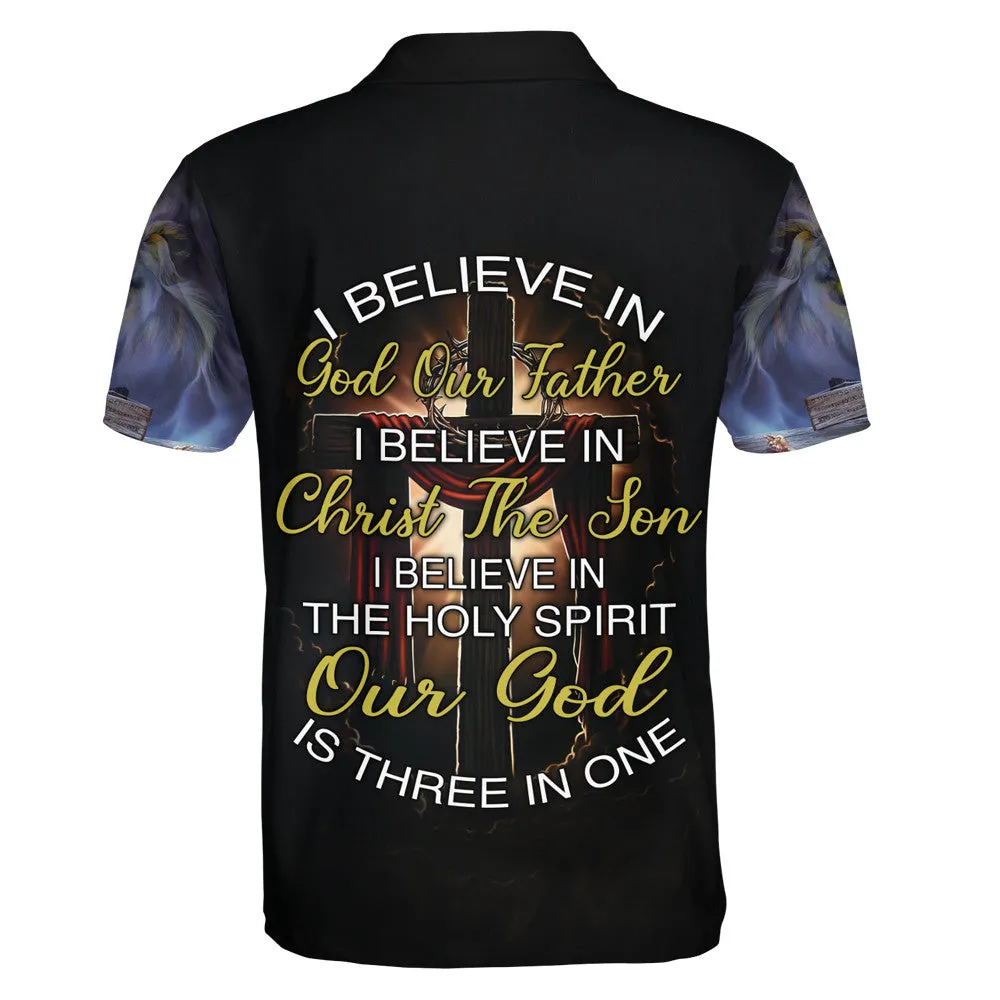 I Believe In God Our Father Polo Shirt - Christian Shirts & Shorts