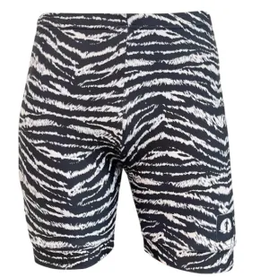 Kids High Waist Funky Pants - Zebra