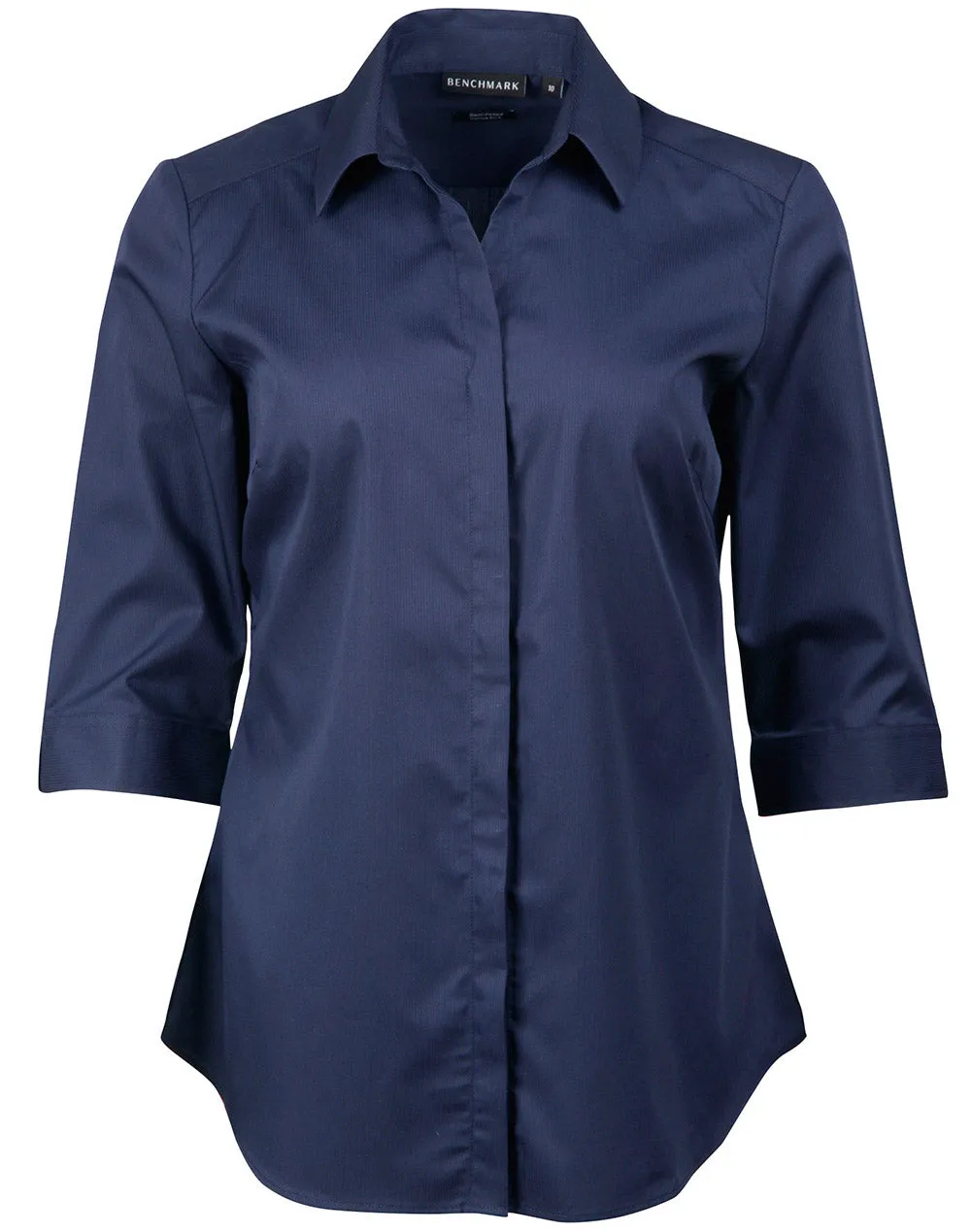 M8110Q Barkley Ladies Taped Seam 3/4 Sleeve Shirt