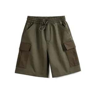 MADEN Herringbone Twill Cargo Shorts