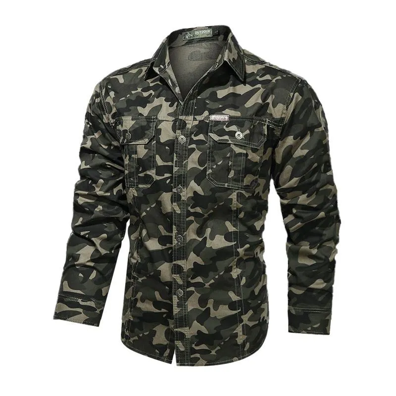 Men's Camo Printed Shirt 81286145L