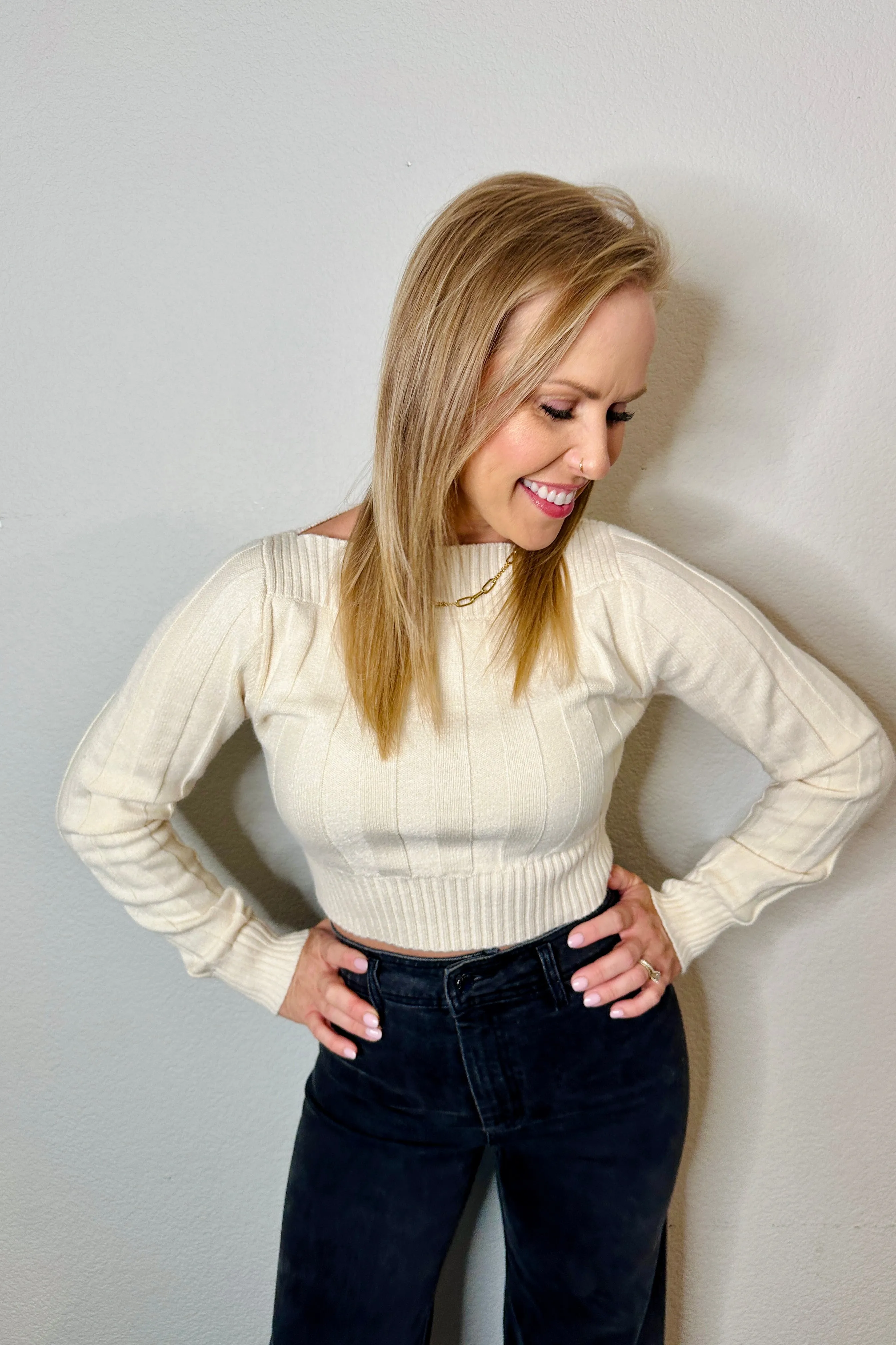 Meredith Cropped Sweater