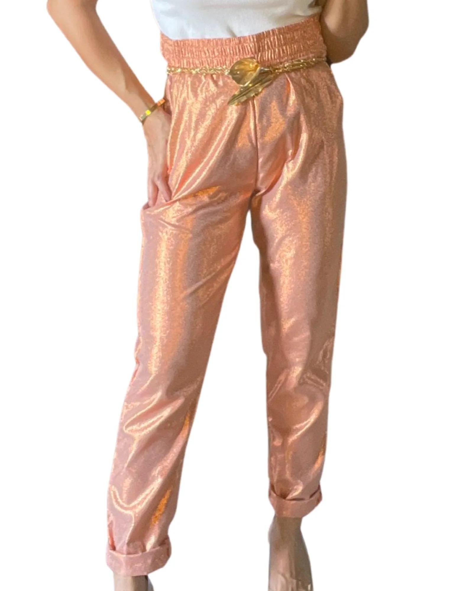 Metallic Pants