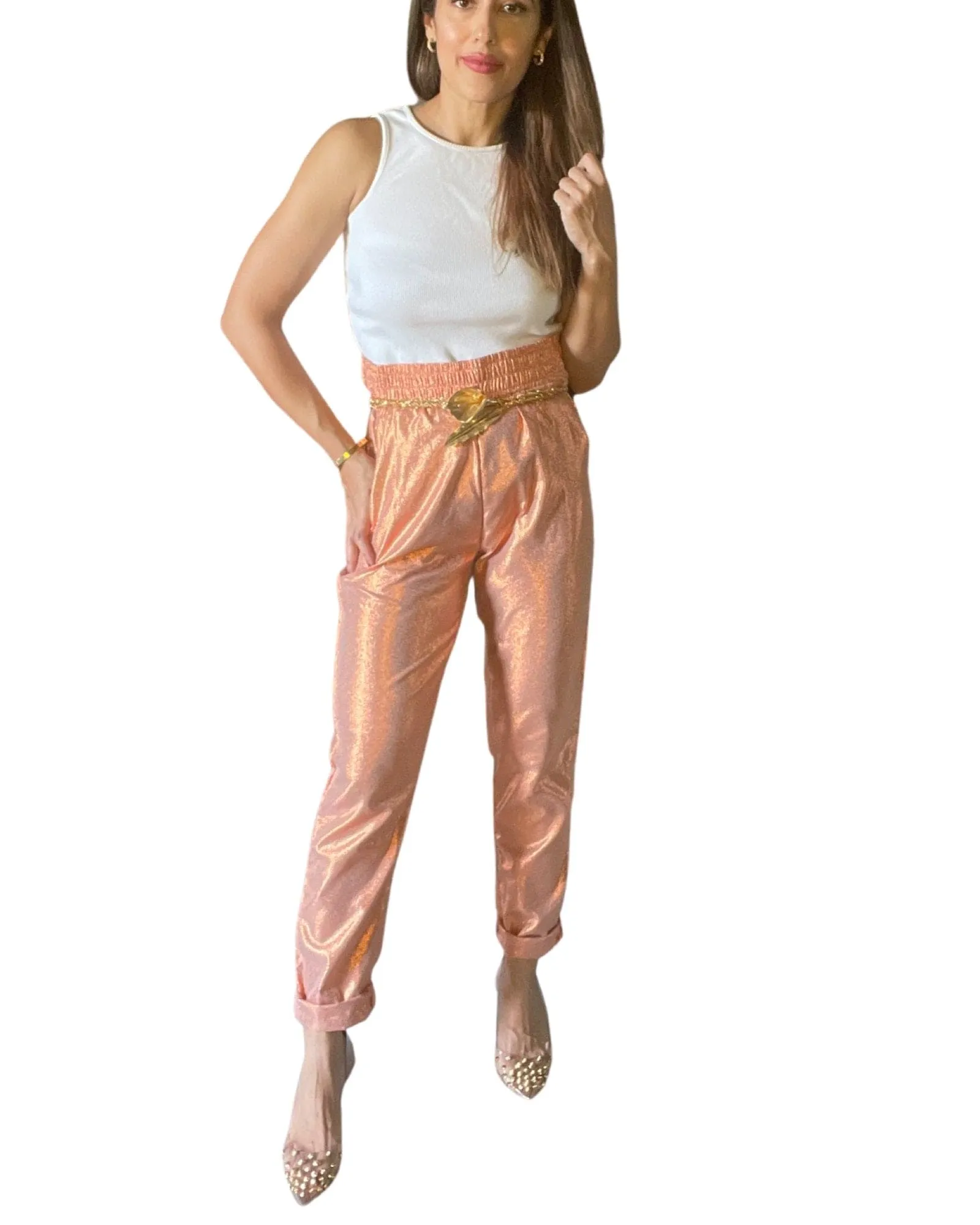 Metallic Pants