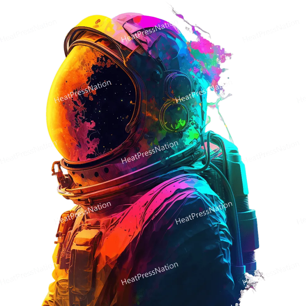 Neon Astronaut Design