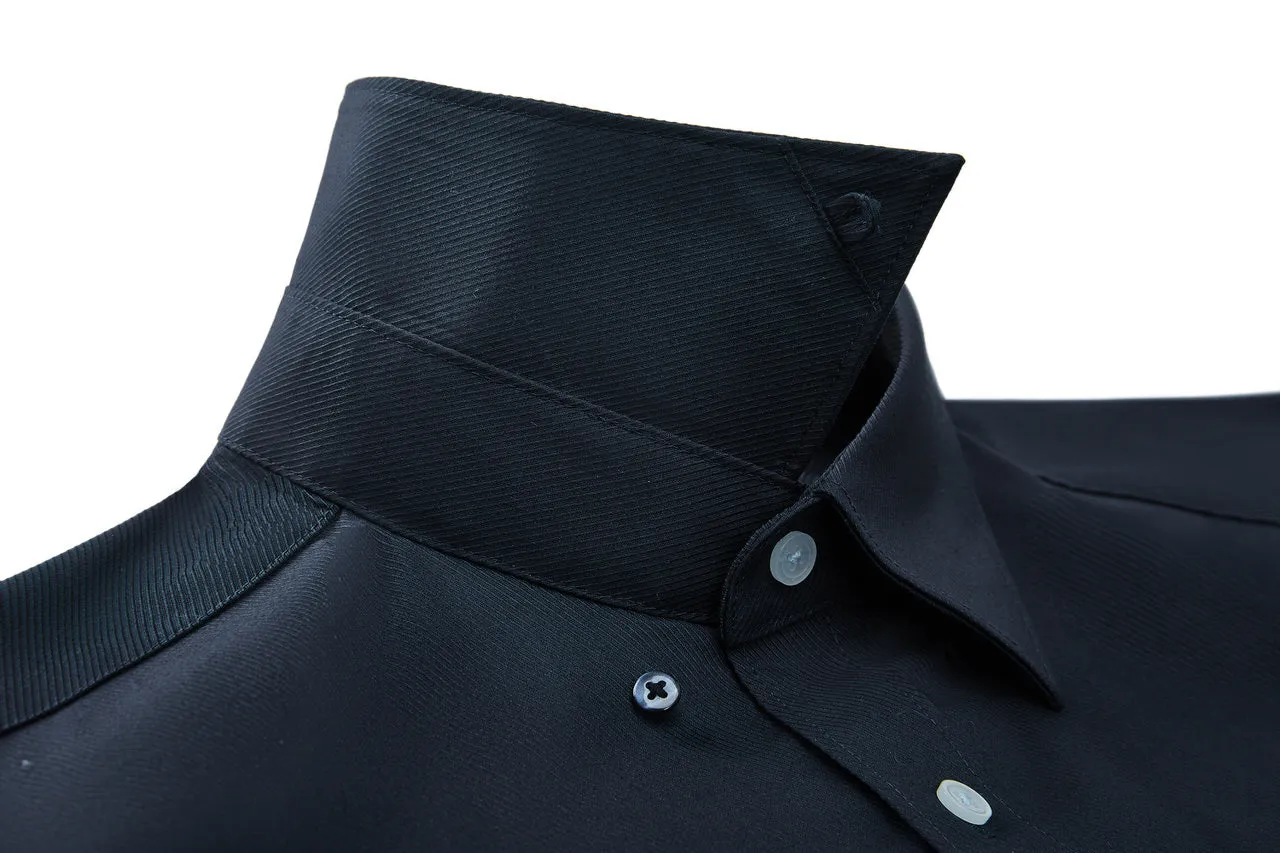 Non-Iron Silky Touch Stretch Smart Fit Dobby Twill Shirt