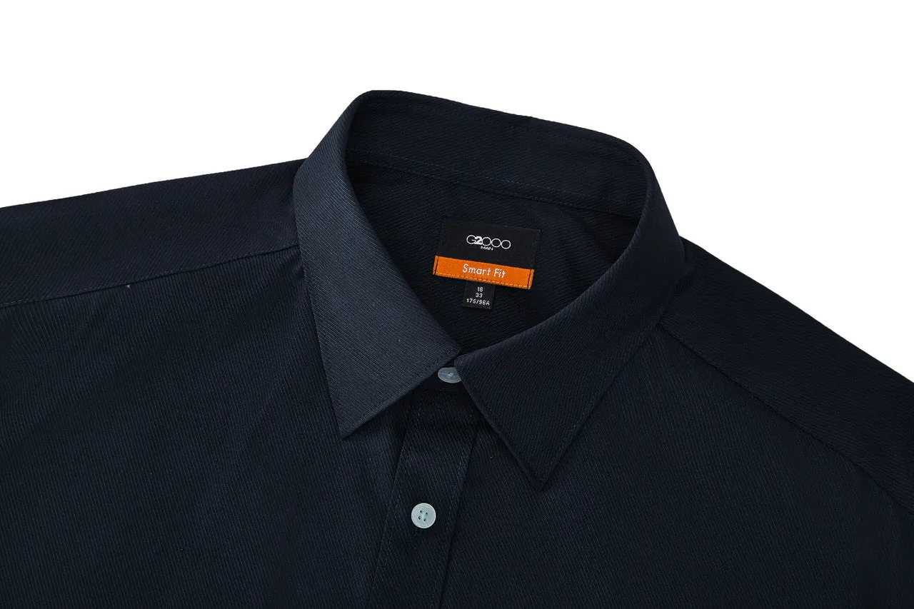 Non-Iron Silky Touch Stretch Smart Fit Dobby Twill Shirt