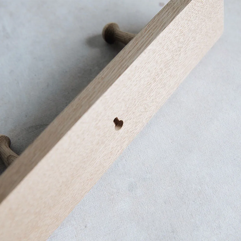 Oak Shaker Peg Rail