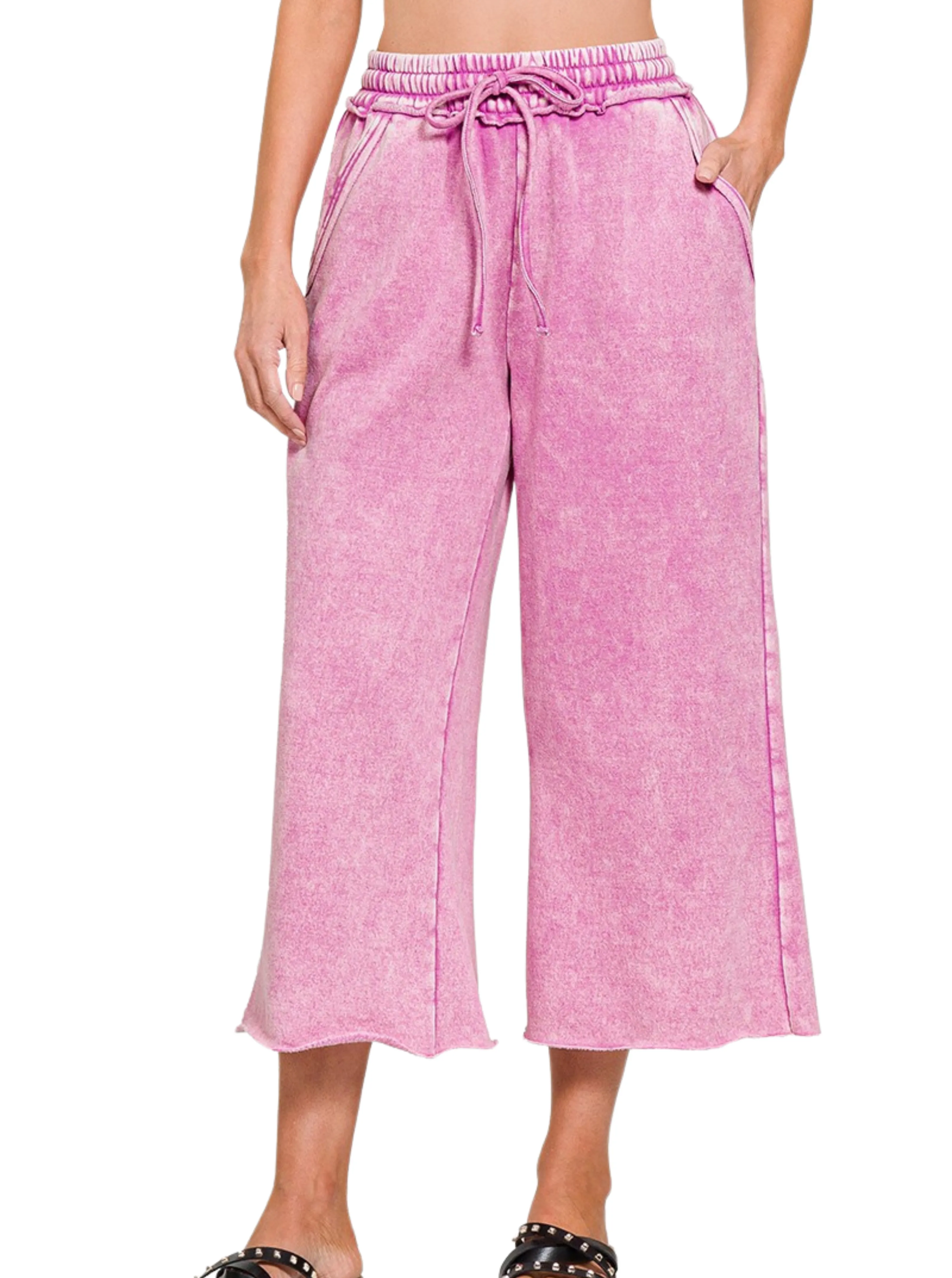 Palazzo Crop Pants