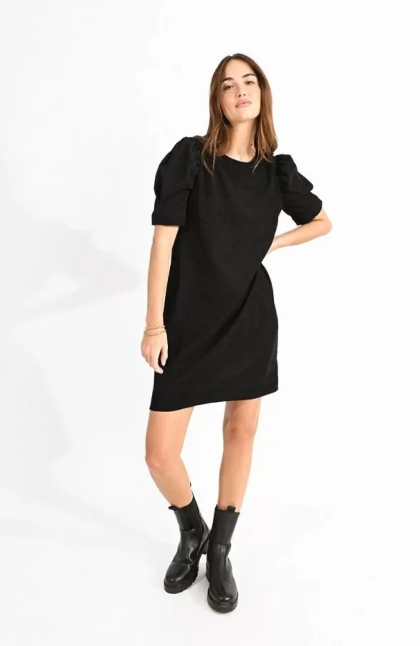 Puff Sleeve Corduroy Dress