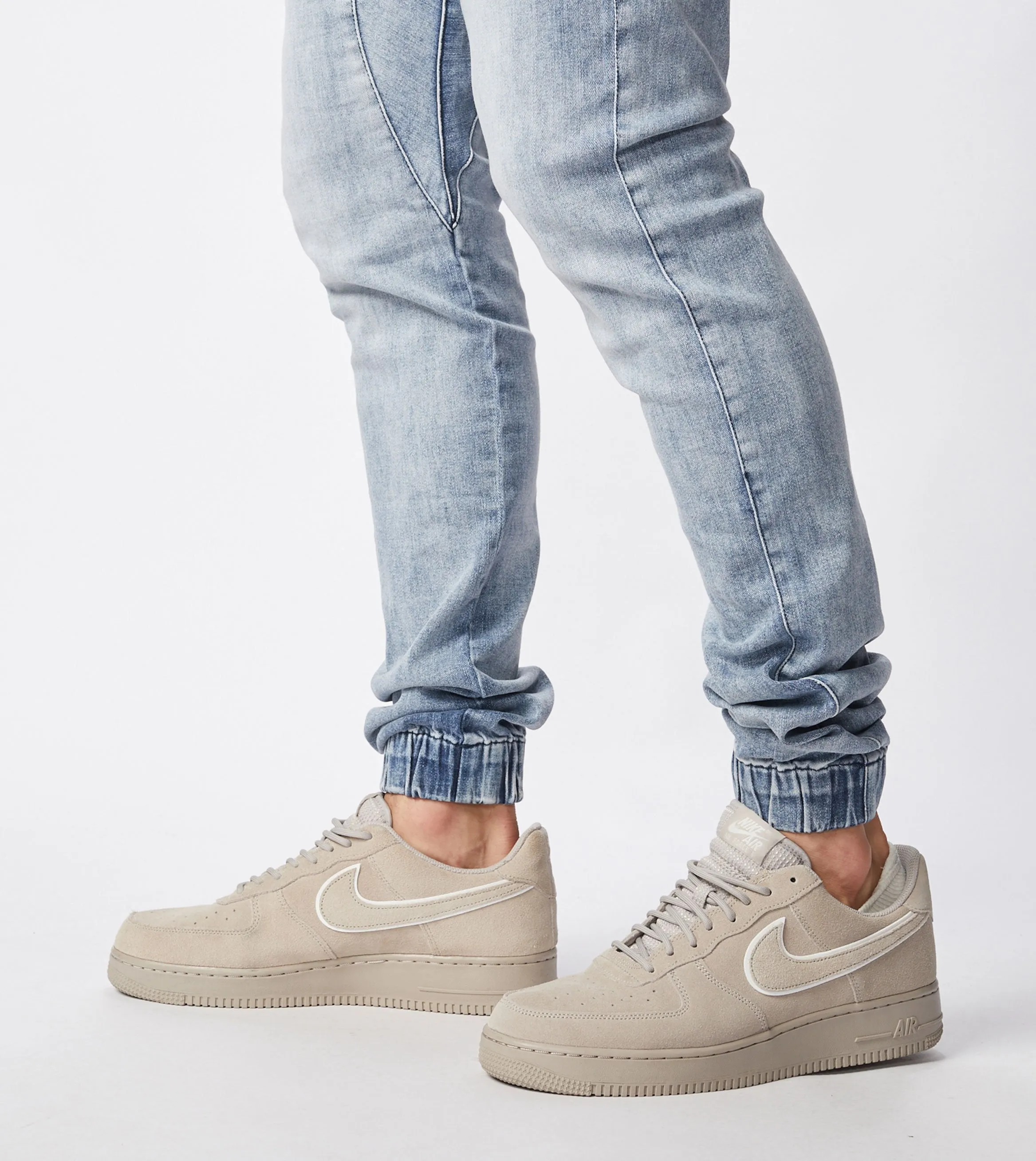 Sureshot Denim Jogger Mid Blue