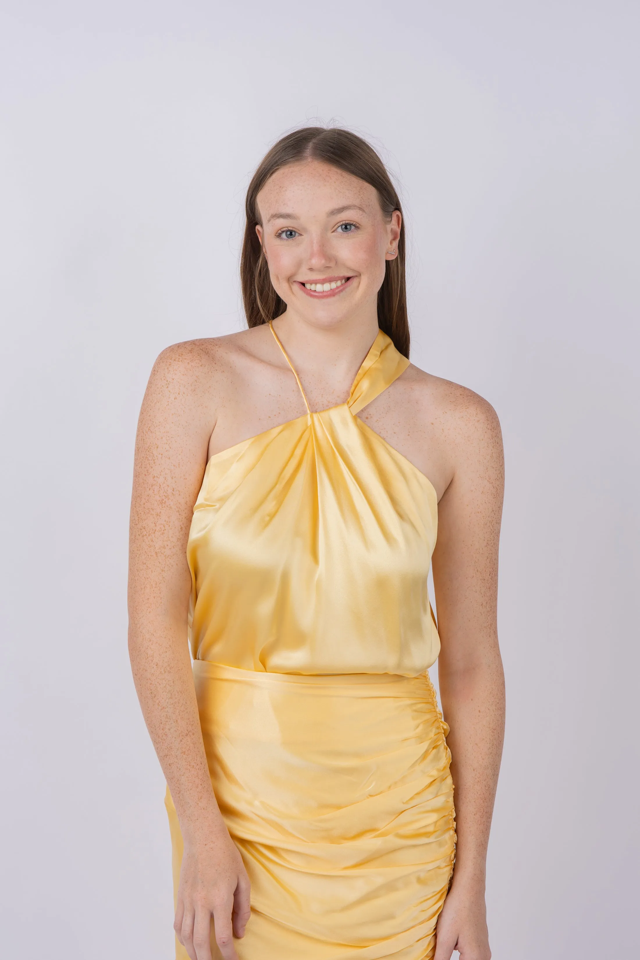 The Sei Halter Top in Butter