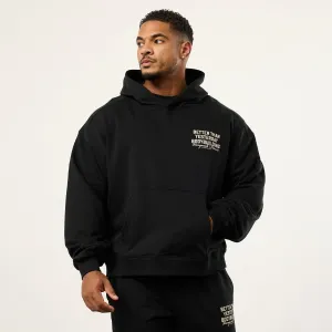 Vanquish Bodybuilding Black Boxy Oversized Pullover Hoodie