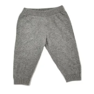 Viverano Organic Cotton Sweater Knit Baby Pants - Grey