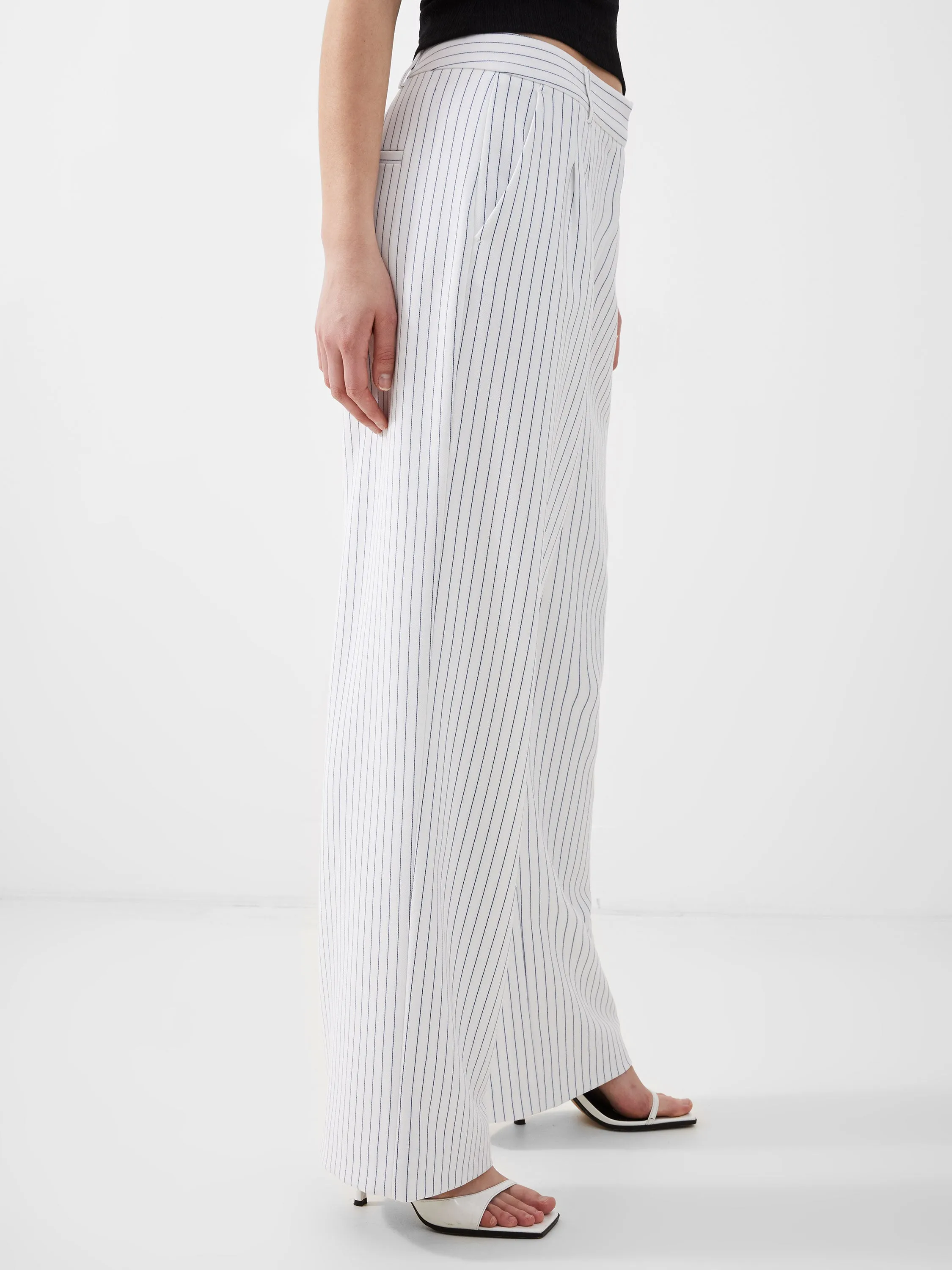 Whisper Pinstripe Trousers