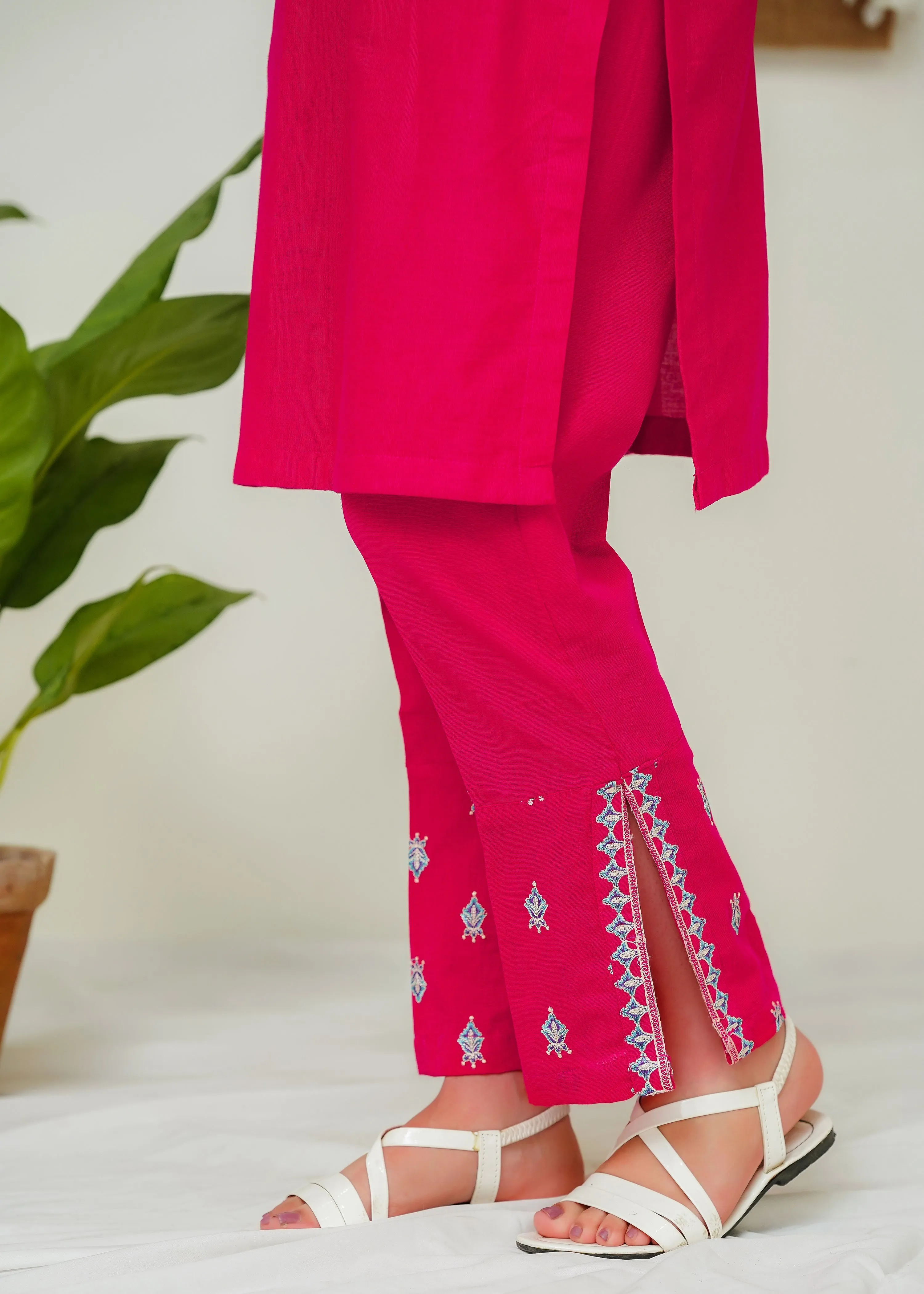 Winter Whispers By Modest Stitched Khaddar Collection'2024-Peony